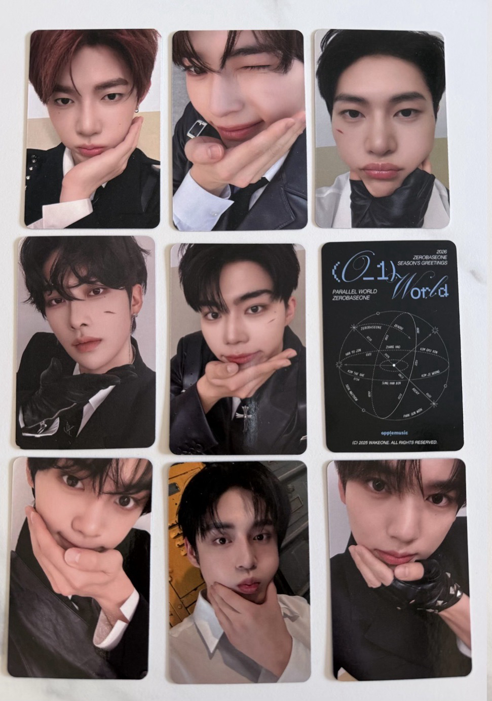 ZB1 2026SG AM特典卡 奎彬/地雄/乾旭/馬修 