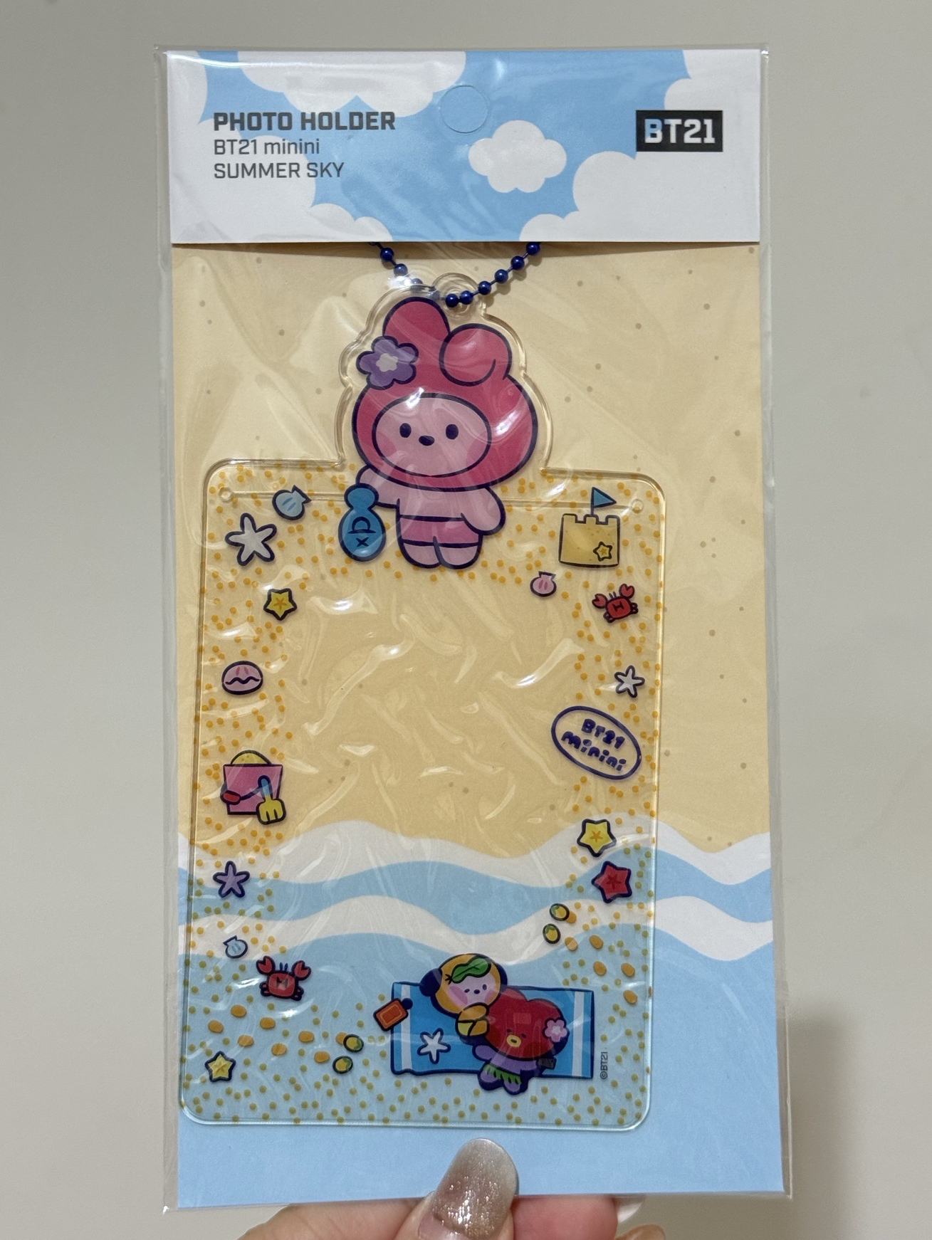 BT21 夏日 海灘 COOKY 卡套