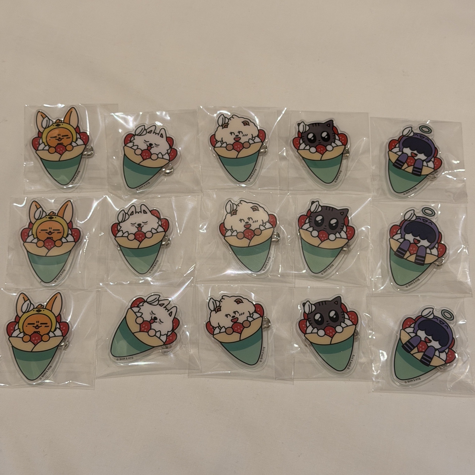 TXT日巡東京場限 可麗餅隨機徽章