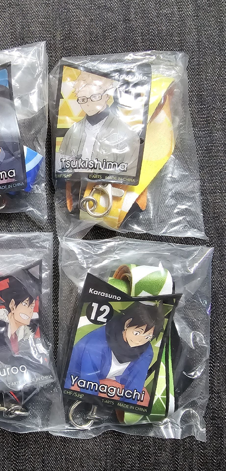 月島瑩、山口忠 手機吊繩+掛片 全新