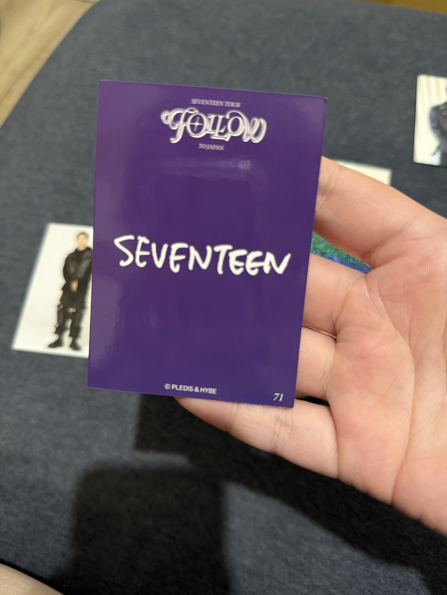 圓佑 71（手寫SEVENTEEN)