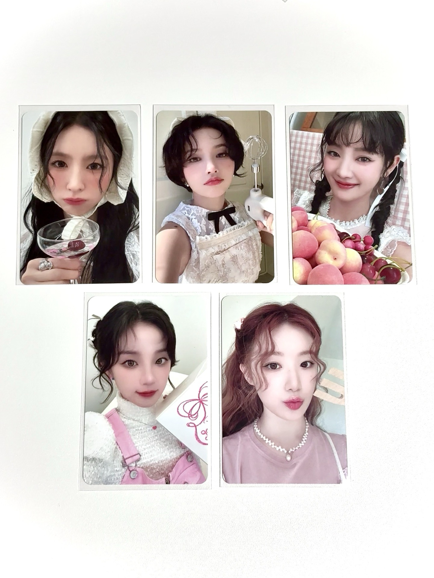 💛💙i-dle 2025年曆小卡