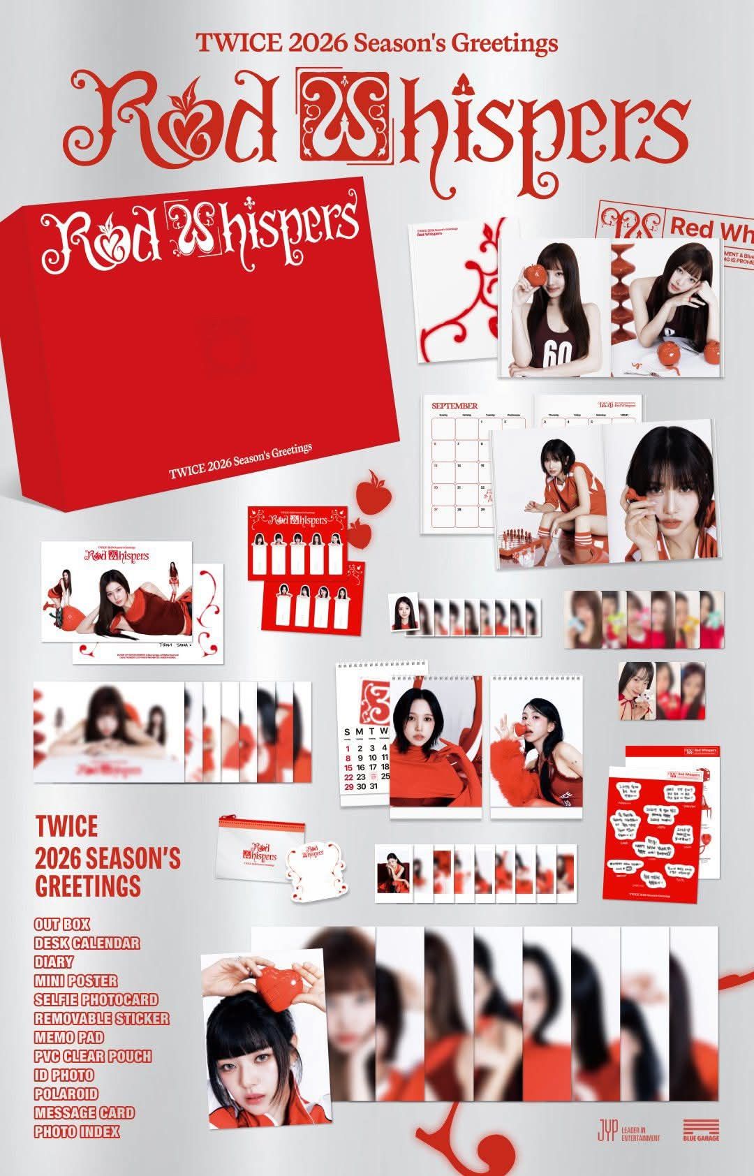 TWICE SEASON'S GREETINGS-2020、2022、2026韓國年曆