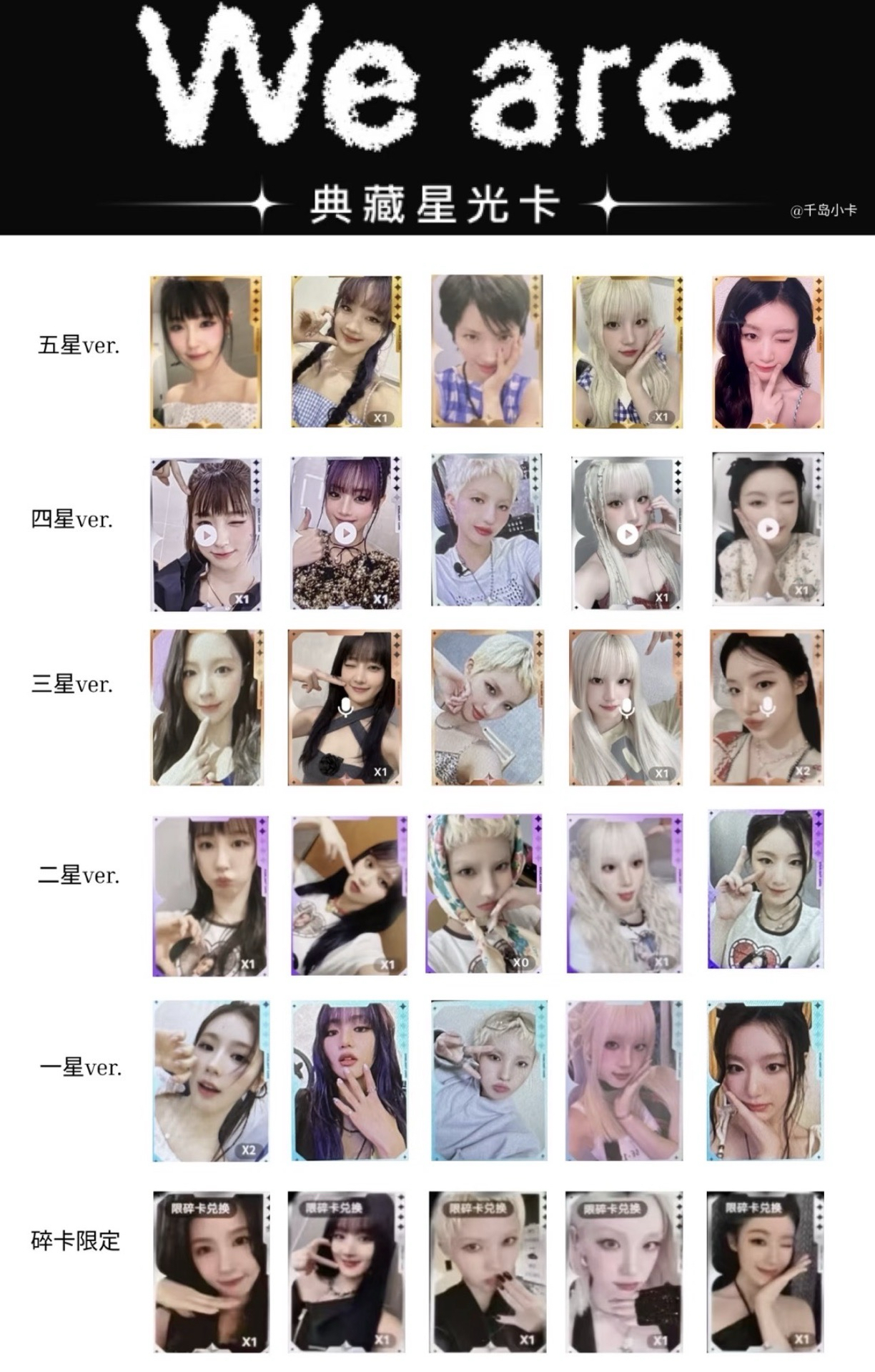 i-dle We are星光卡