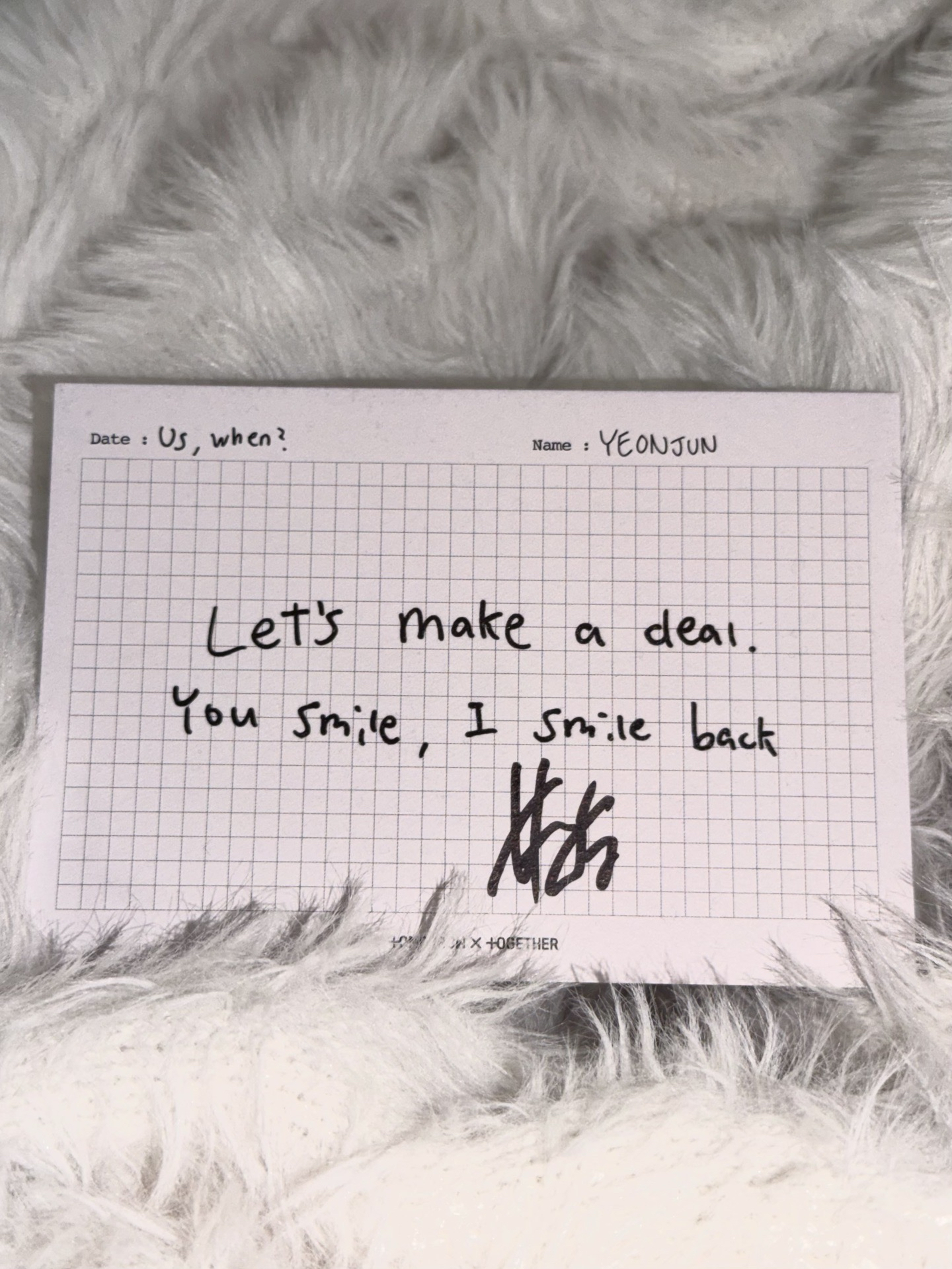 迷七竣親簽（背面有損