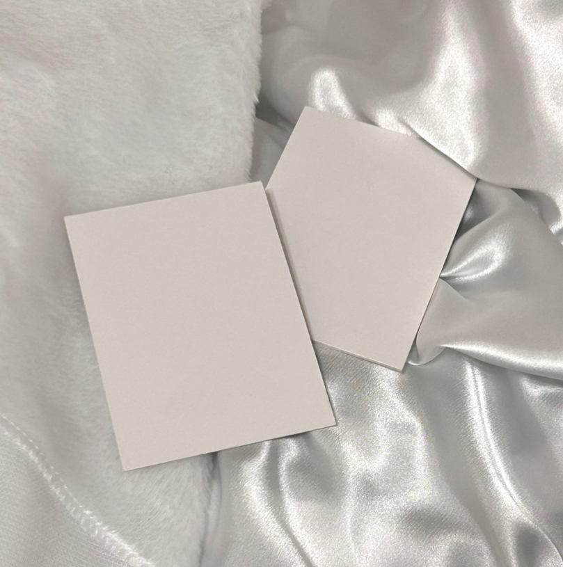 白色出卡硬紙板（10個）
