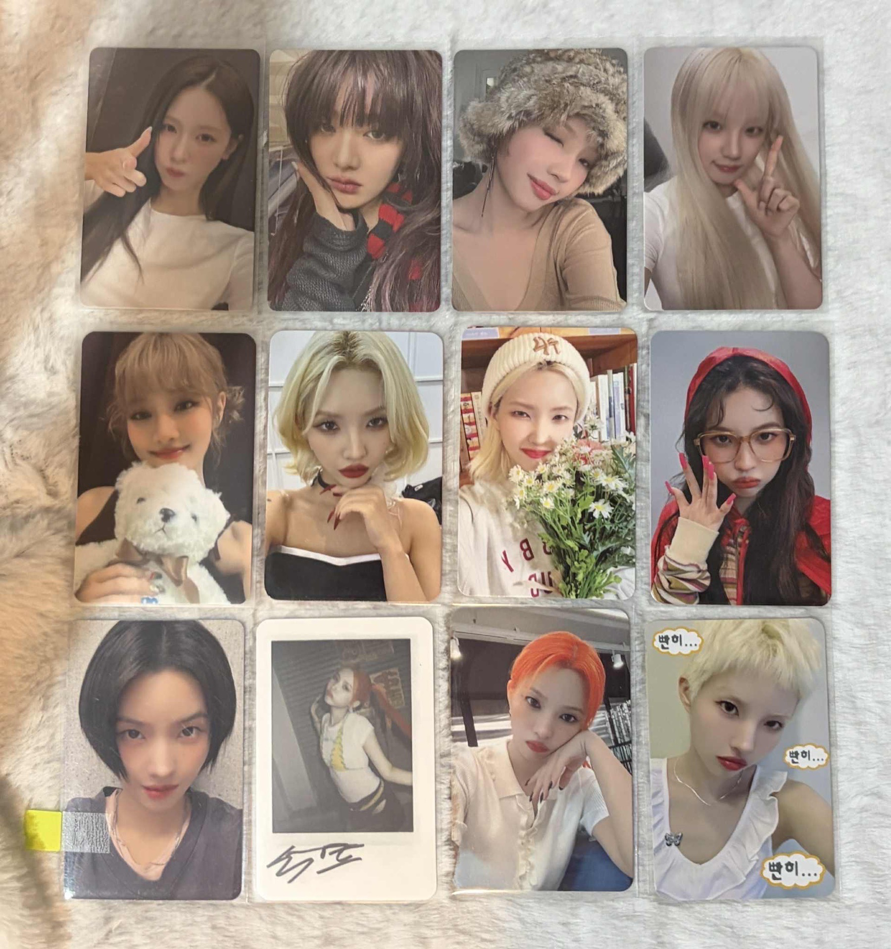 i-dle 全成員特典/專輯小卡 盤出