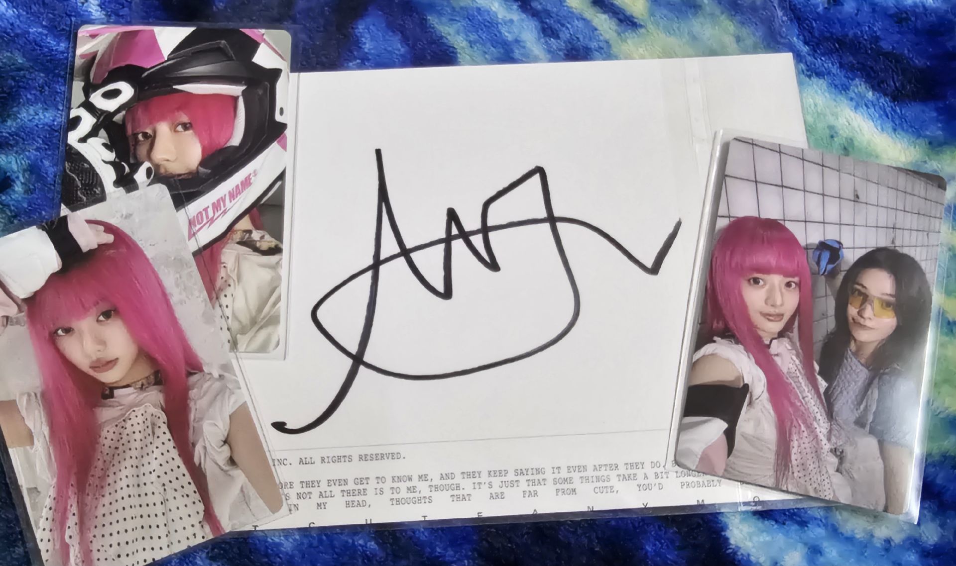 Minju 簽名套組 (3張 Mj)