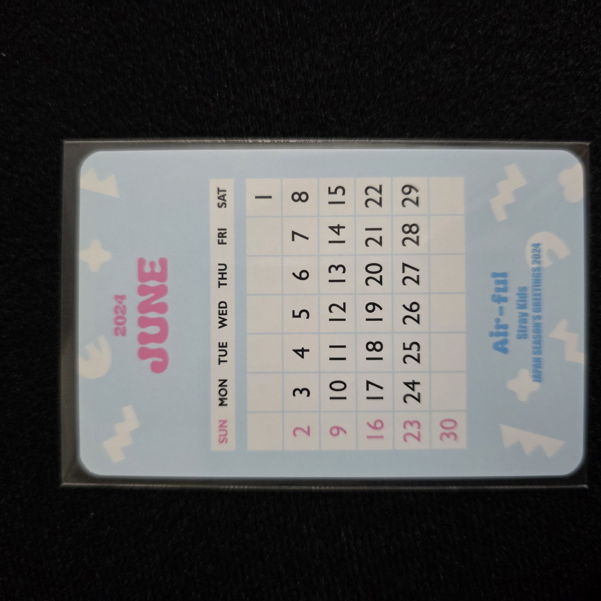 Stray Kids Air Ful 日本年曆紙卡周邊商品🐥Felix 菲菲 (共6項)