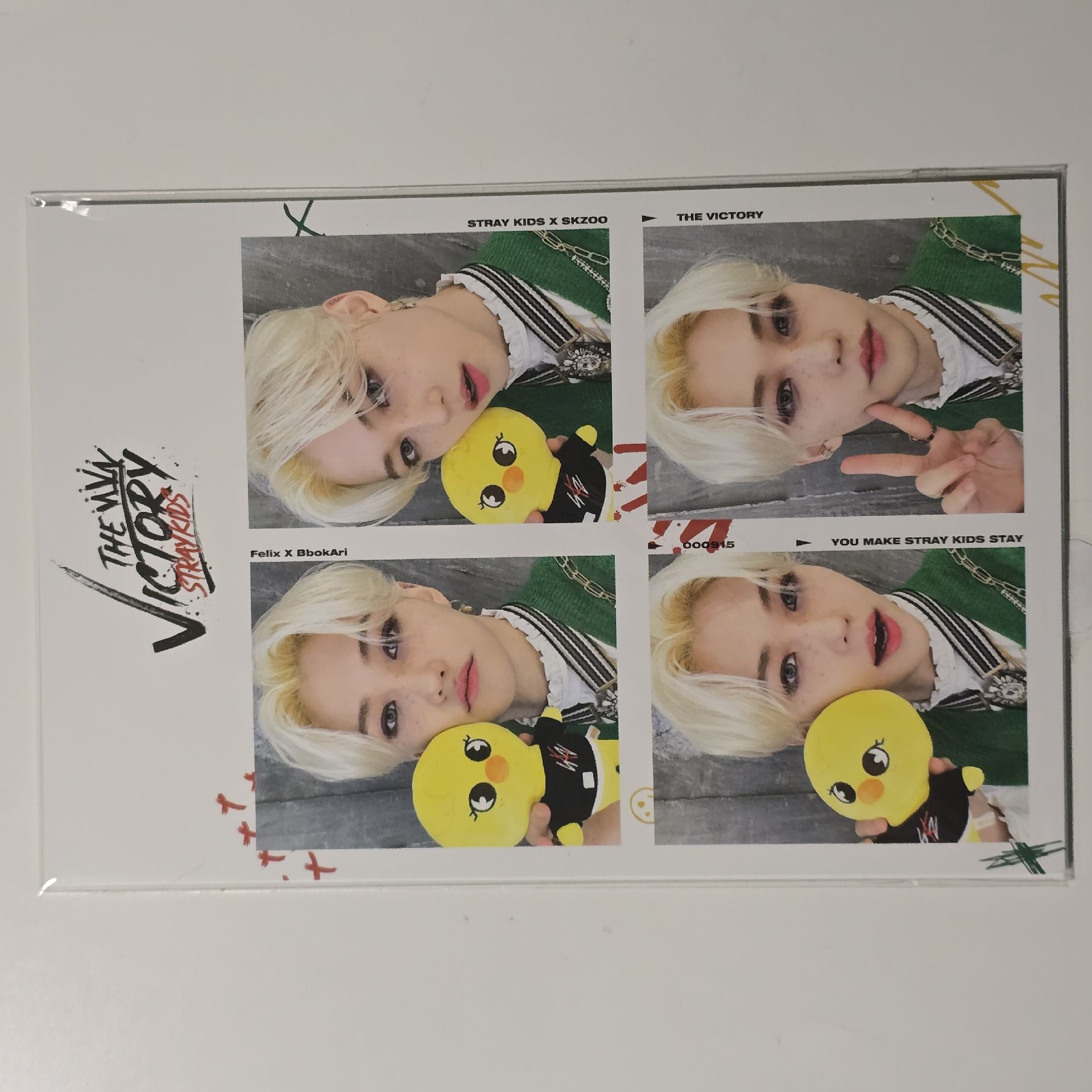 Stray Kids THE VICTORY 快閃店限定周邊 人生四格卡🐥Felix 菲菲