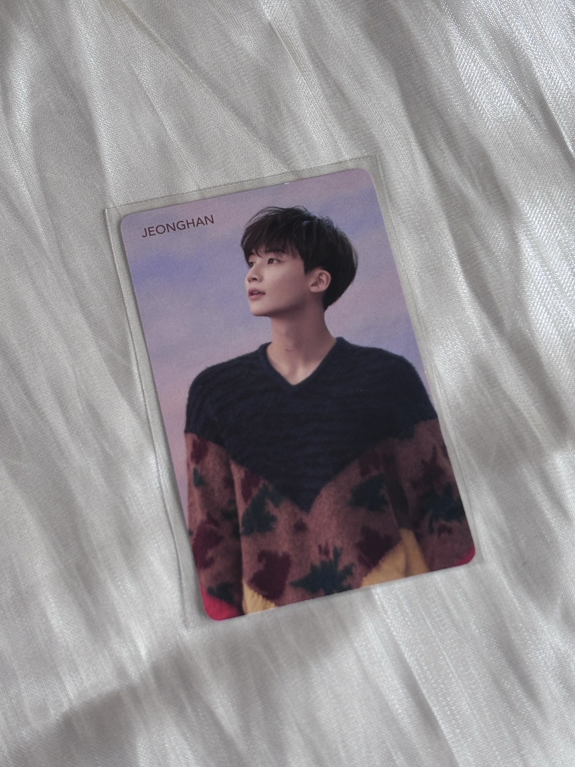 ［SEVENTEEN］淨漢 落花 hmv 粉版 特典卡 