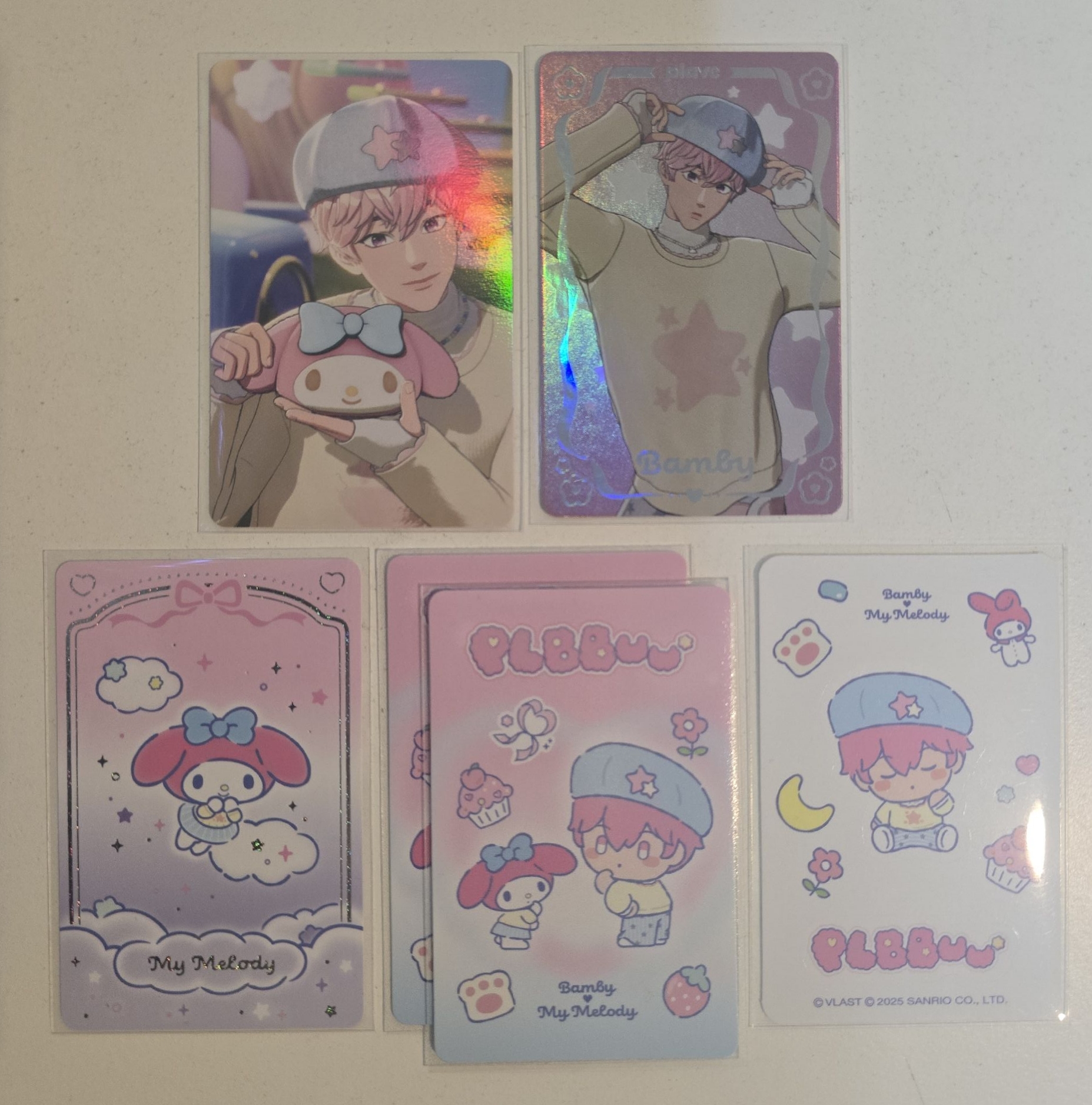 班比set 鐳射卡 閃卡