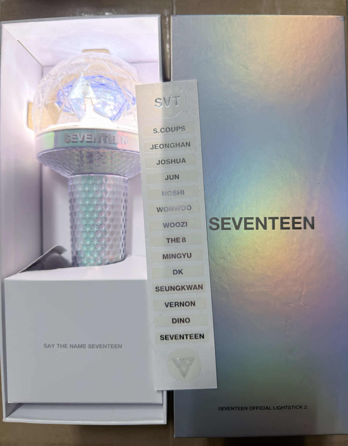 （現貨 無手繩）seventeen 二代克拉棒 手燈 應援棒