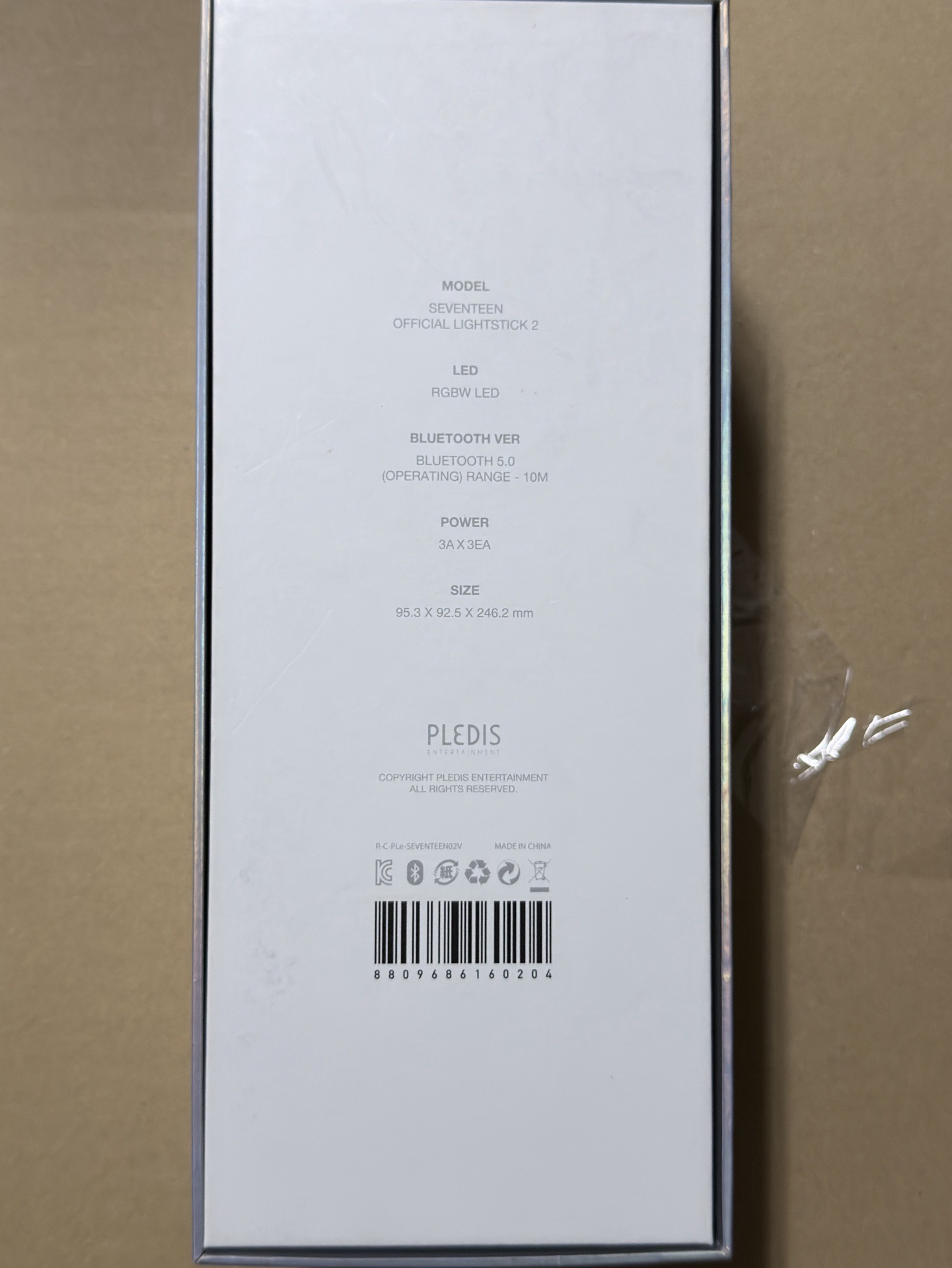 （現貨 無手繩）seventeen 二代克拉棒 手燈 應援棒