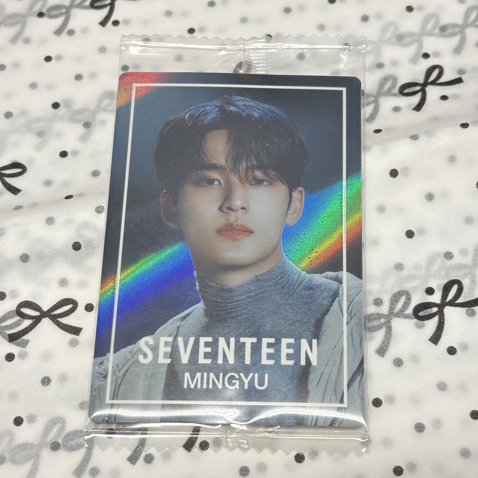 SEVENTEEN MINGYU餅卡