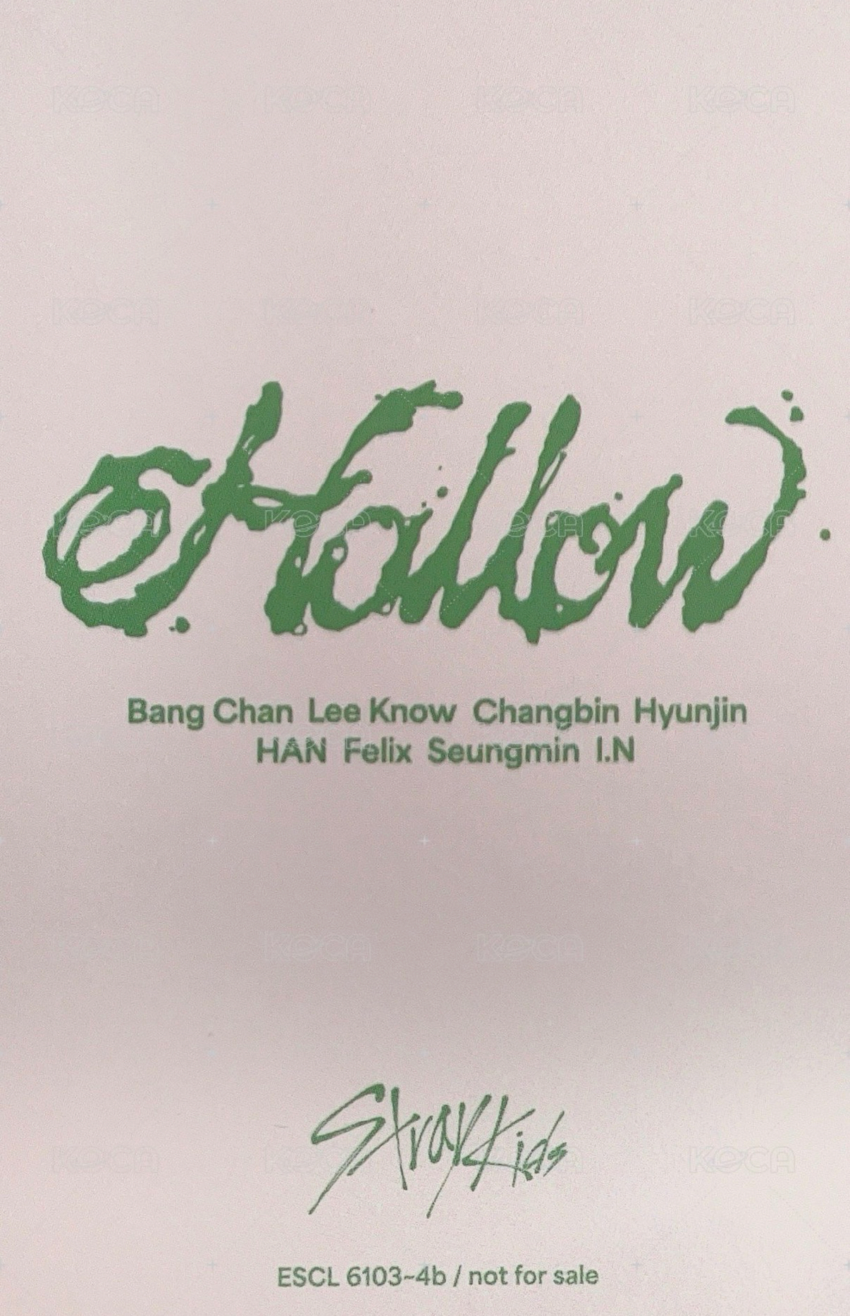Hollow 專輯卡 初回生產限定盤A