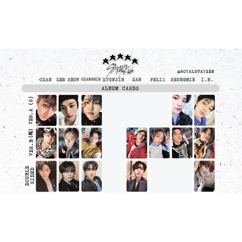 Stray Kids 5星 專卡 2張送預購禮 大卡