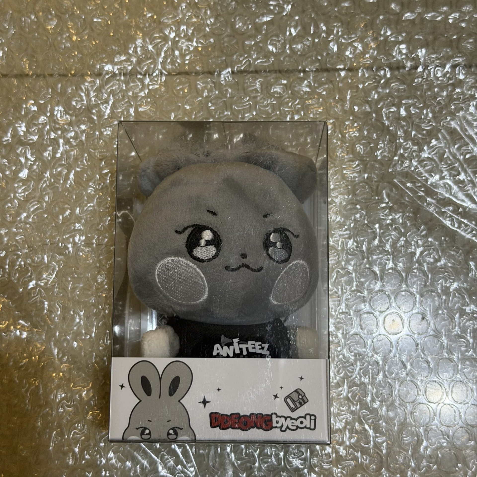 ANITEEZ aniteez ddeongbyeoli 떵별이 黑白灰星 娃娃 吊飾娃 星和