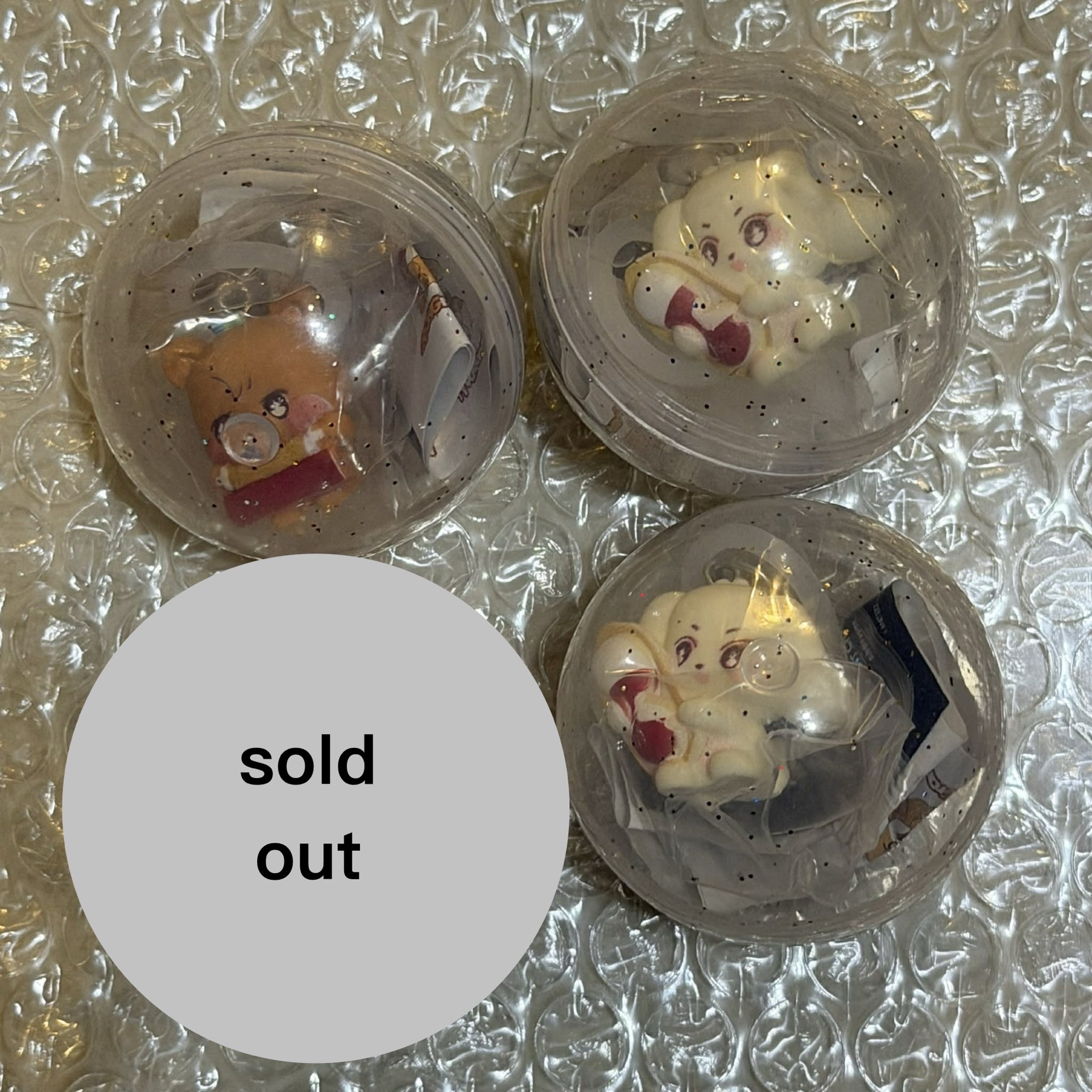 ANITEEZ aniteez HETmongi (헷몽이) JJONGbear (쫑베어)鍾浩 有榮 扭蛋 雨傘套娃