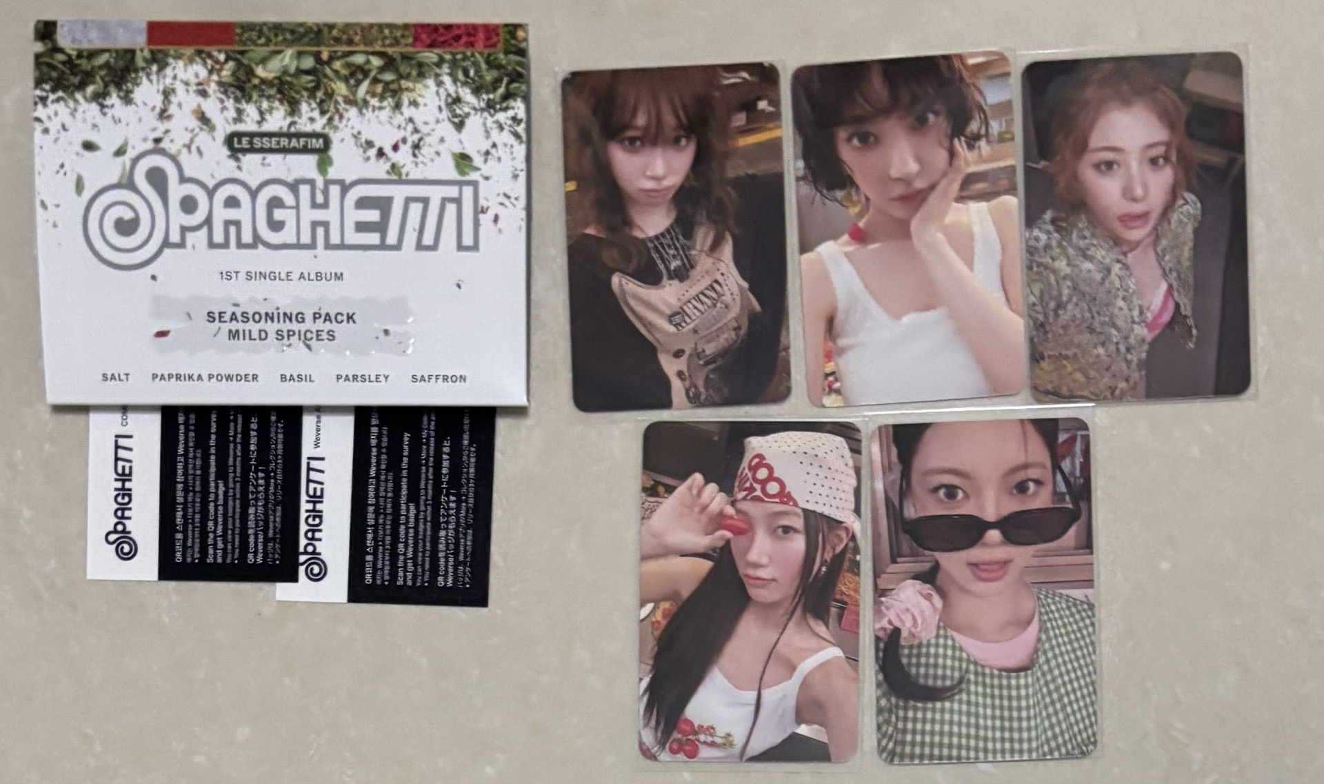 lesserafim 熾 antifragile spaghetti 全專 金采源 小櫻花 許允真 中村一葉 洪恩採