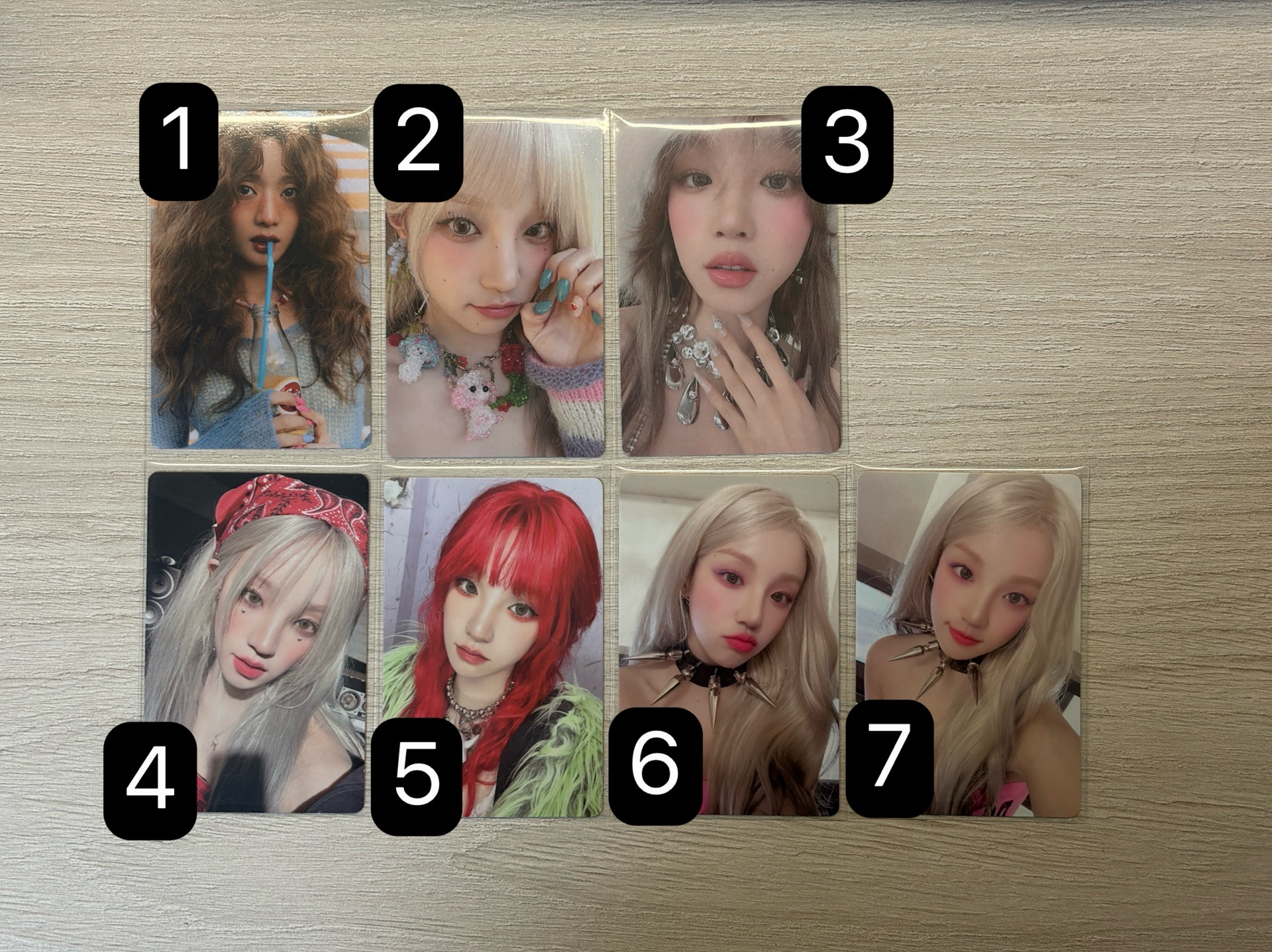 i-dle 專輯卡 專卡（迷七、琦lo）