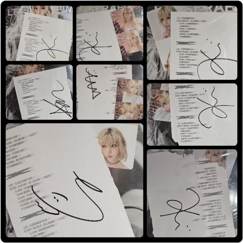 全專隨機出貨【美國官網】LE SSERAFIM 簽名專輯 HOT 親筆簽名 CD