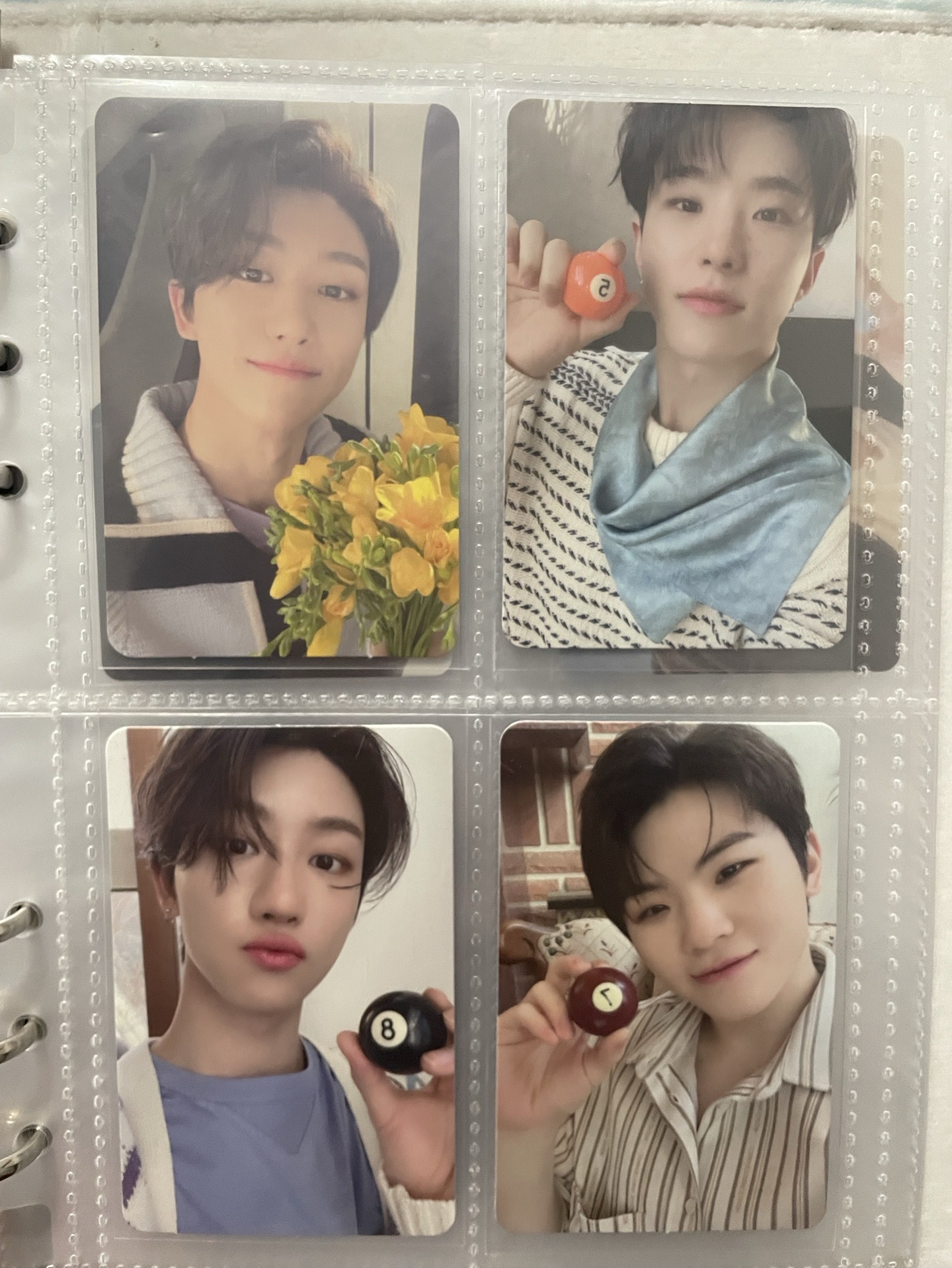 Seventeen撞球榮勳八/捧花八