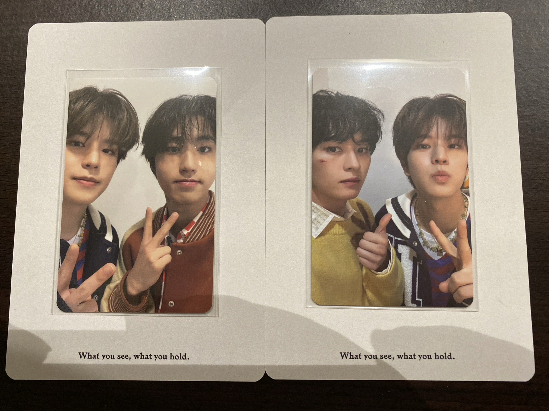 Stray Kids 四期會員雙人卡 離危/1422