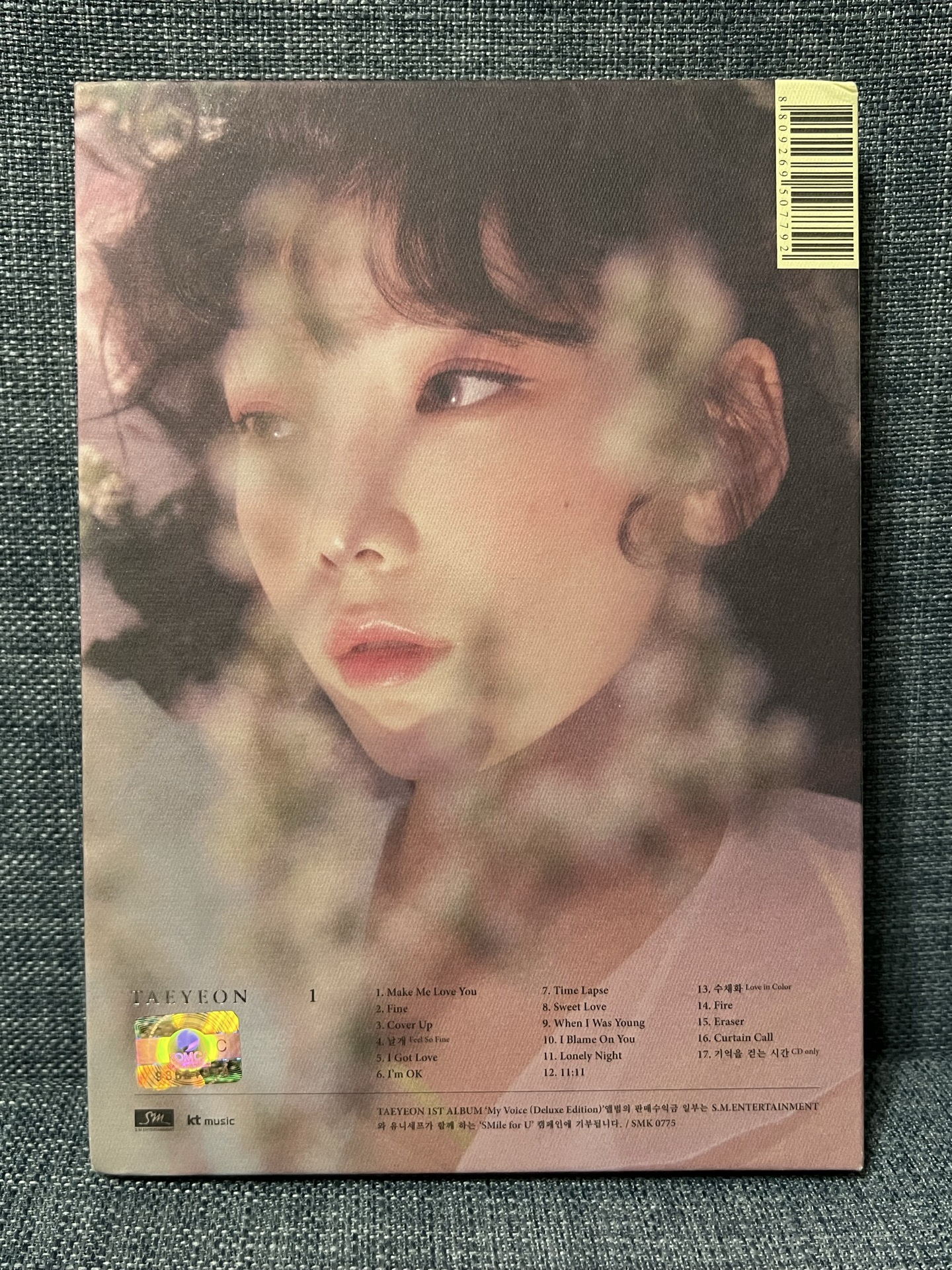 太妍 my voice 豪華藍 空專(PB+CD) 無小卡