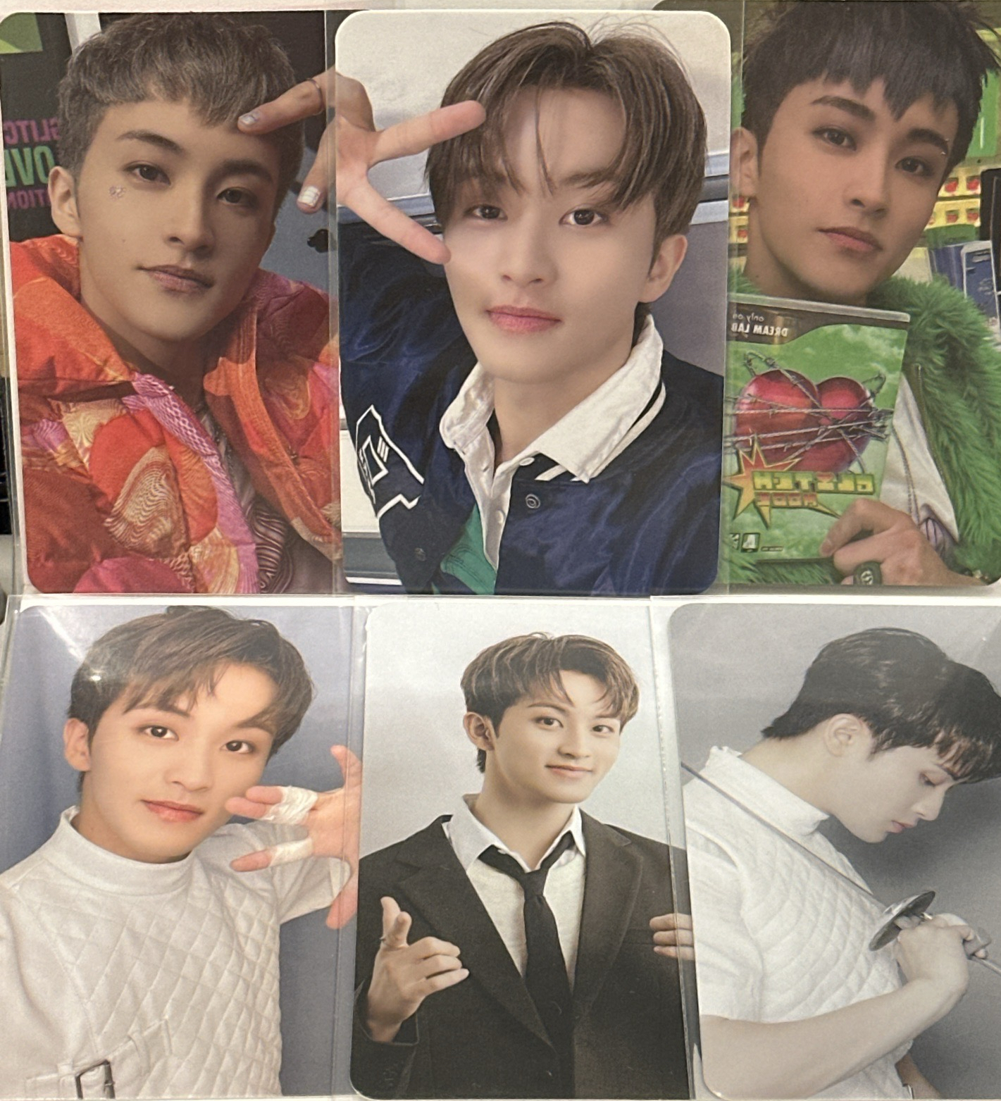 Nct 馬克 小卡 6張不拆