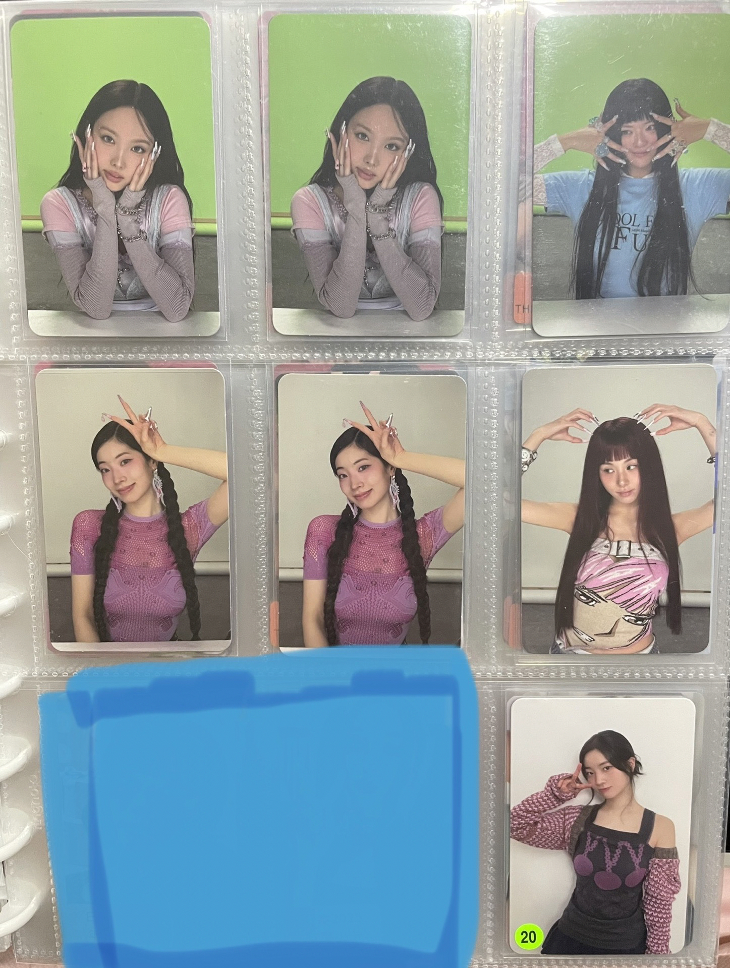 TWICE 單封預購禮小卡