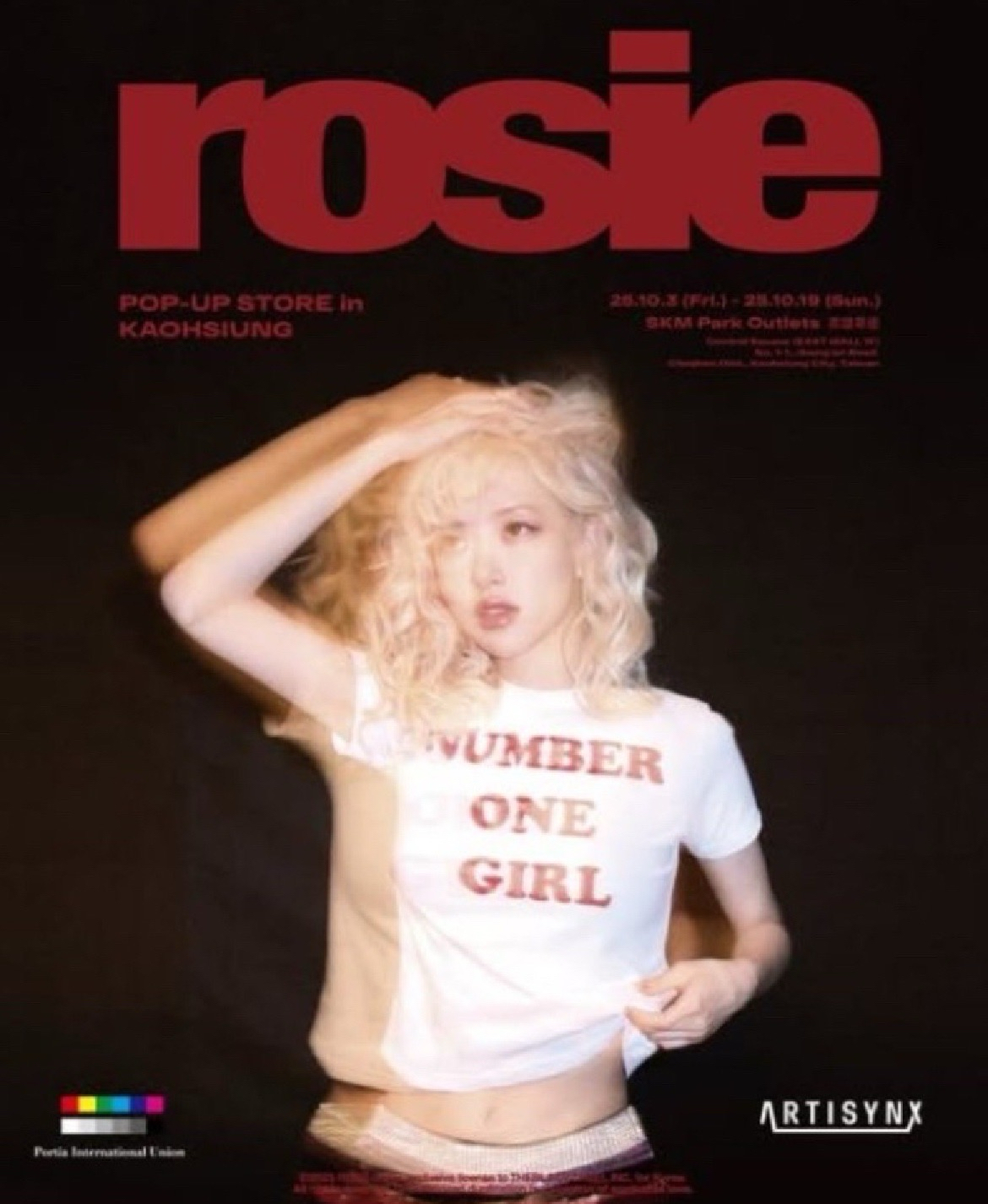 Rosé 快閃 照片明信片