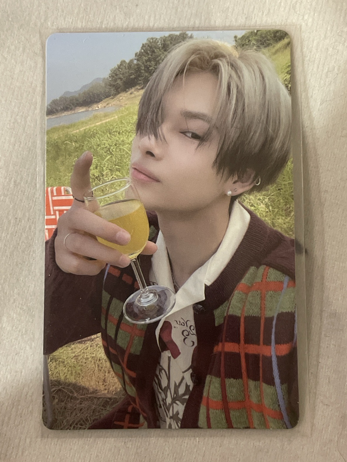 毛筆頭敬果汁 迷五專卡 