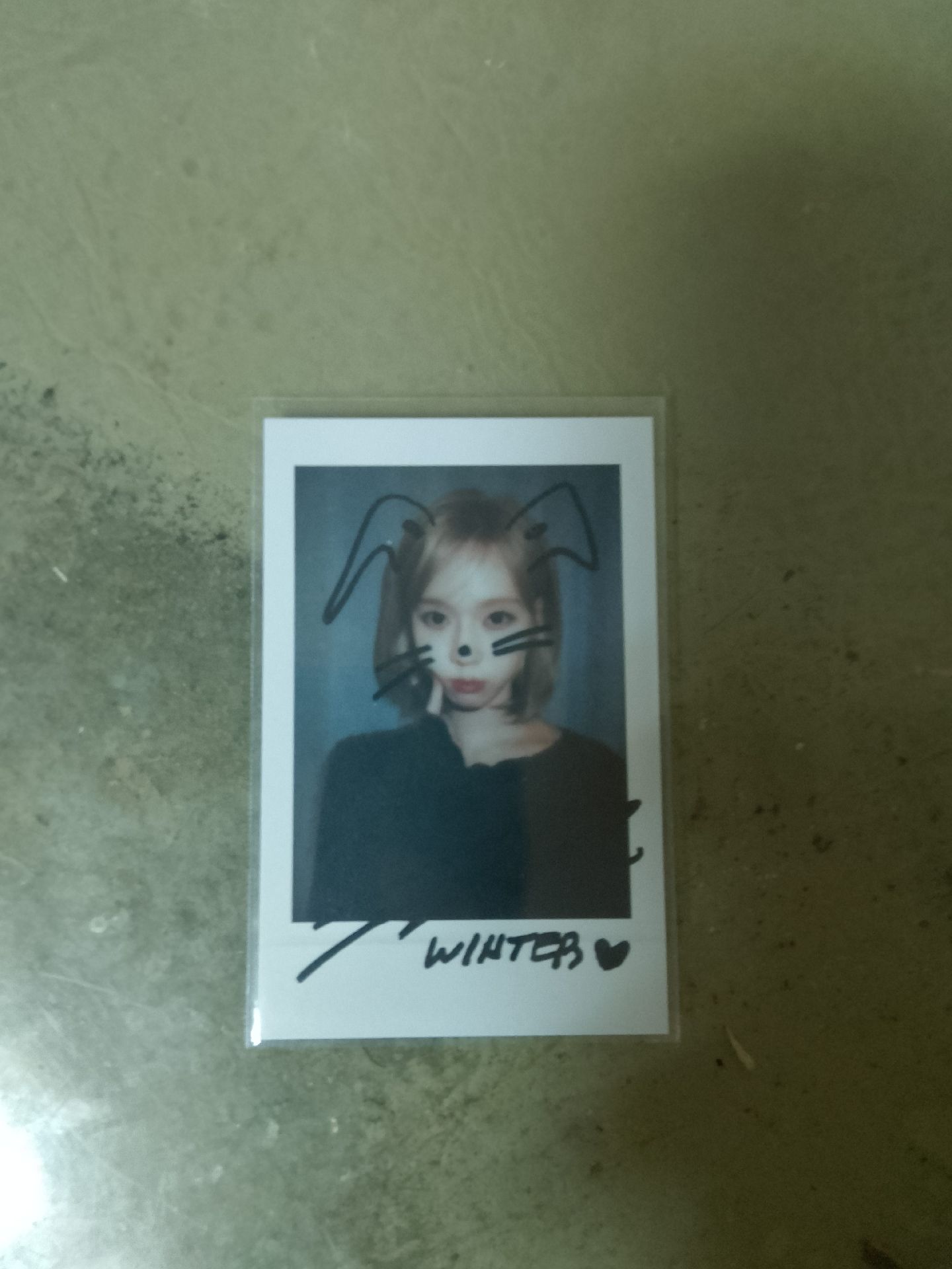 aespa正規一簽售卡冬天