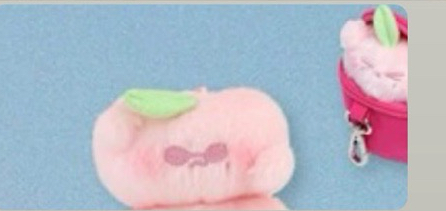 NCT JAEHYUN 在玹 桃子 娃娃玩偶吊飾