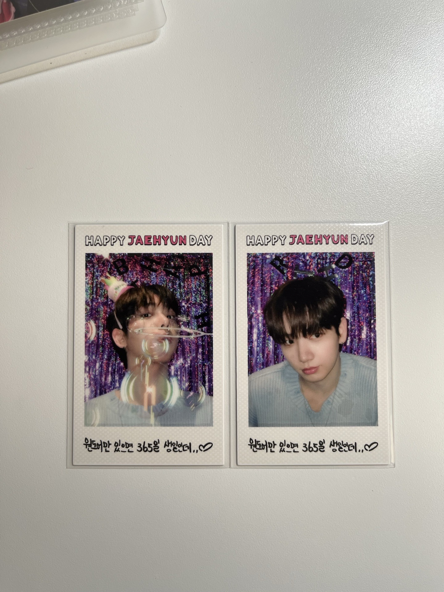 3生日禮拍立得（只有拍立得2張）