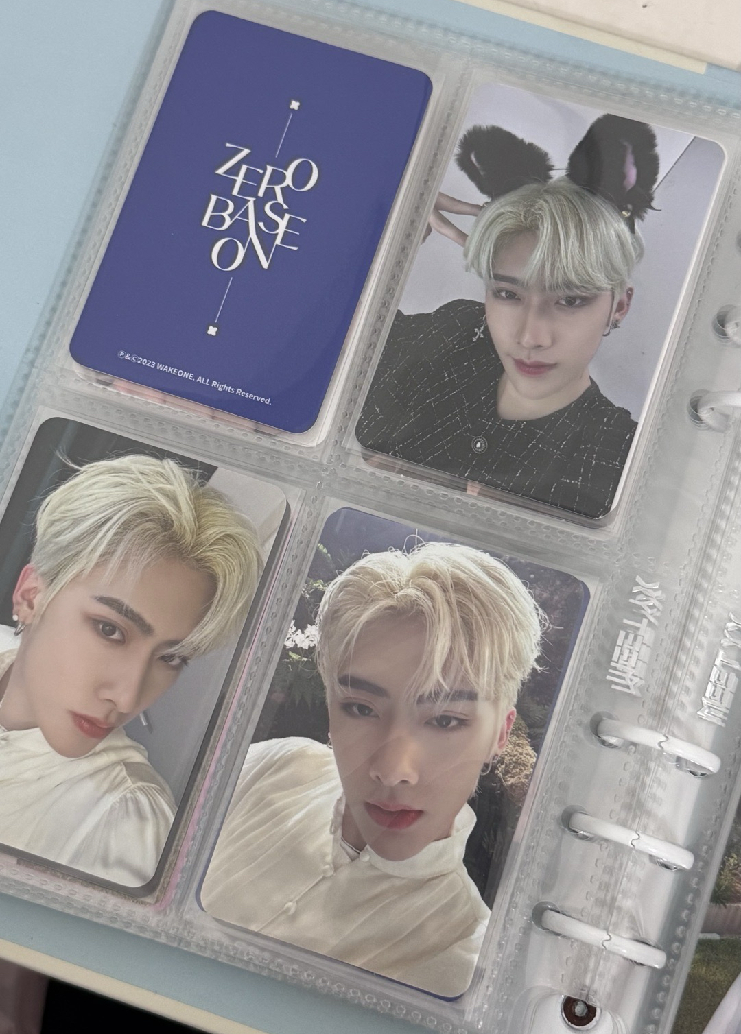 zerobaseone zb1 Ricky 沈泉鋭小卡盤