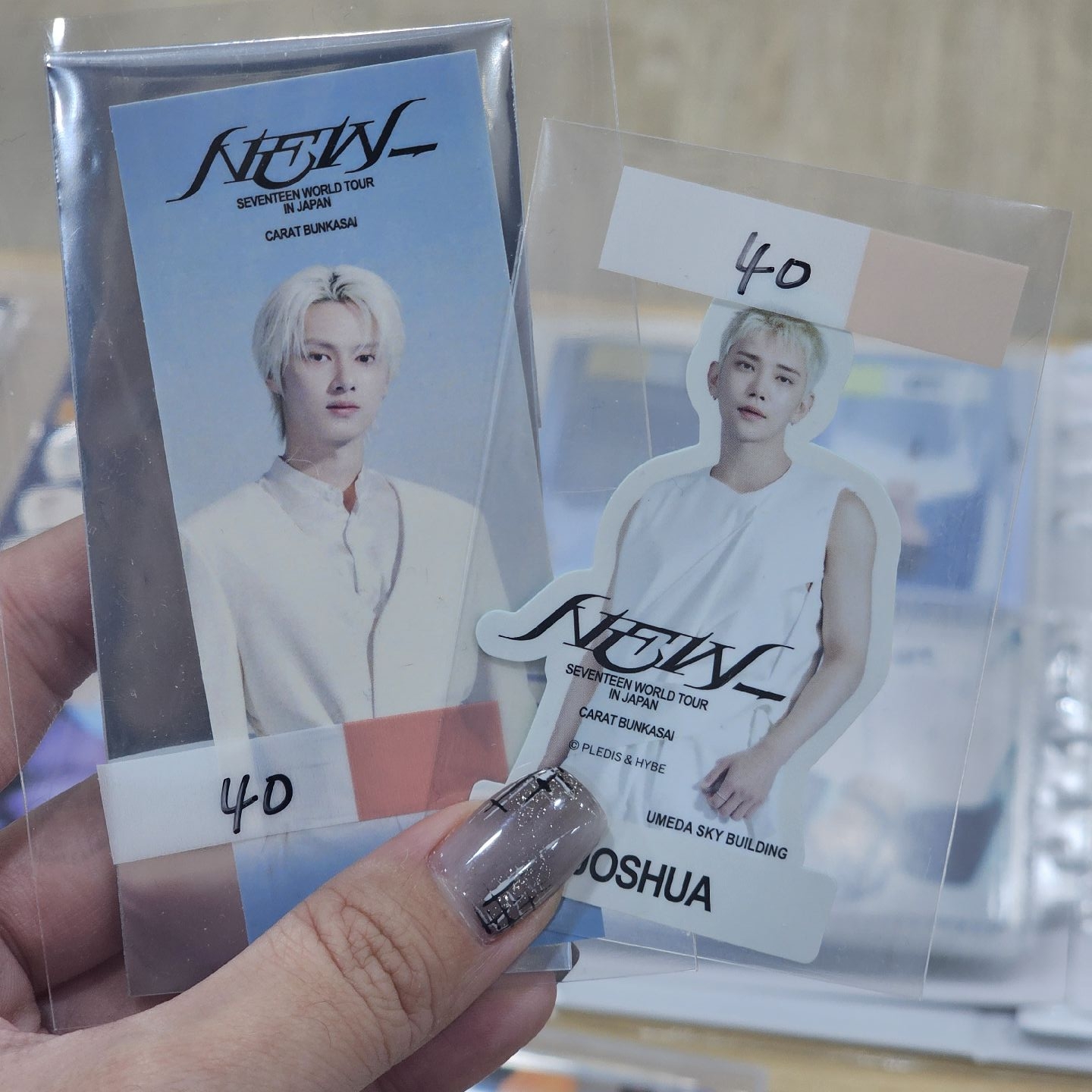 SEVENTEEN NEW 貼紙 俊 JOSHUA