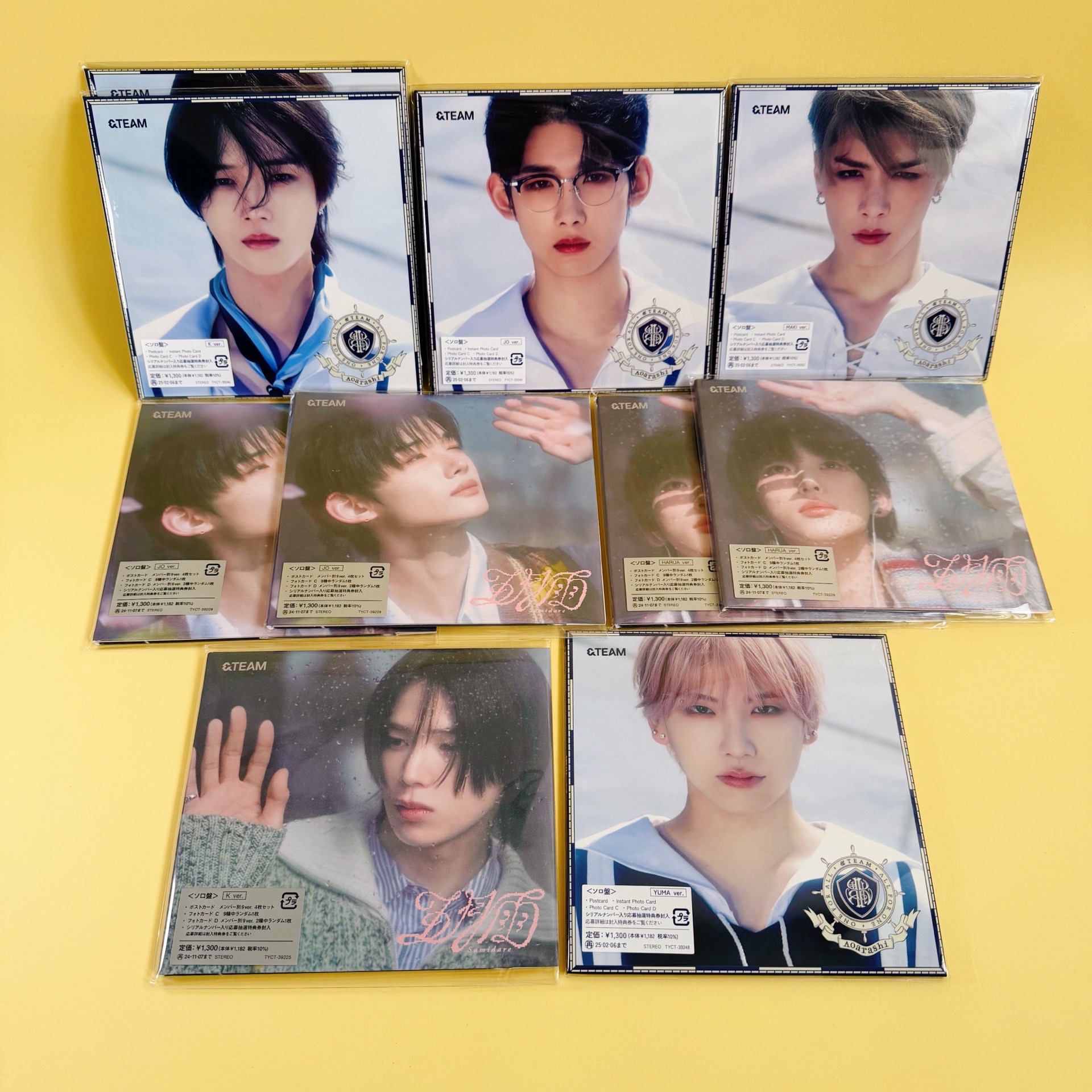 &TEAM：日專單封現貨區-五月雨：HARUA、青嵐：MAKI/FUMA