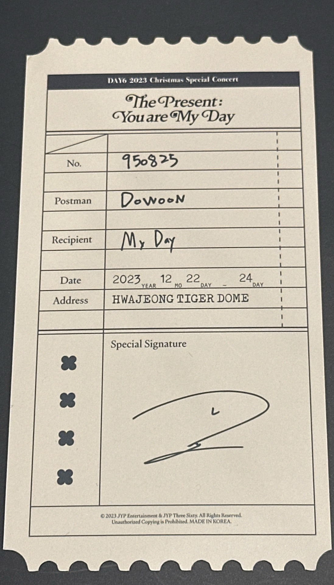 2023 聖誕場 度云 票卡