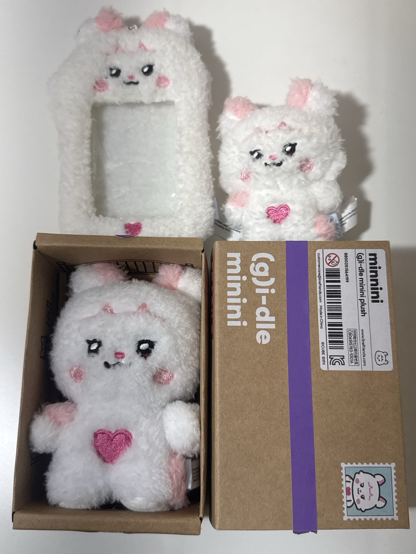 米妮一代盒娃、吊飾娃、卡套（已拆 整圖一起出）