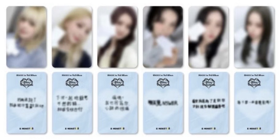 正規一 km 簽售卡 秘密告白小紙條 一套$960