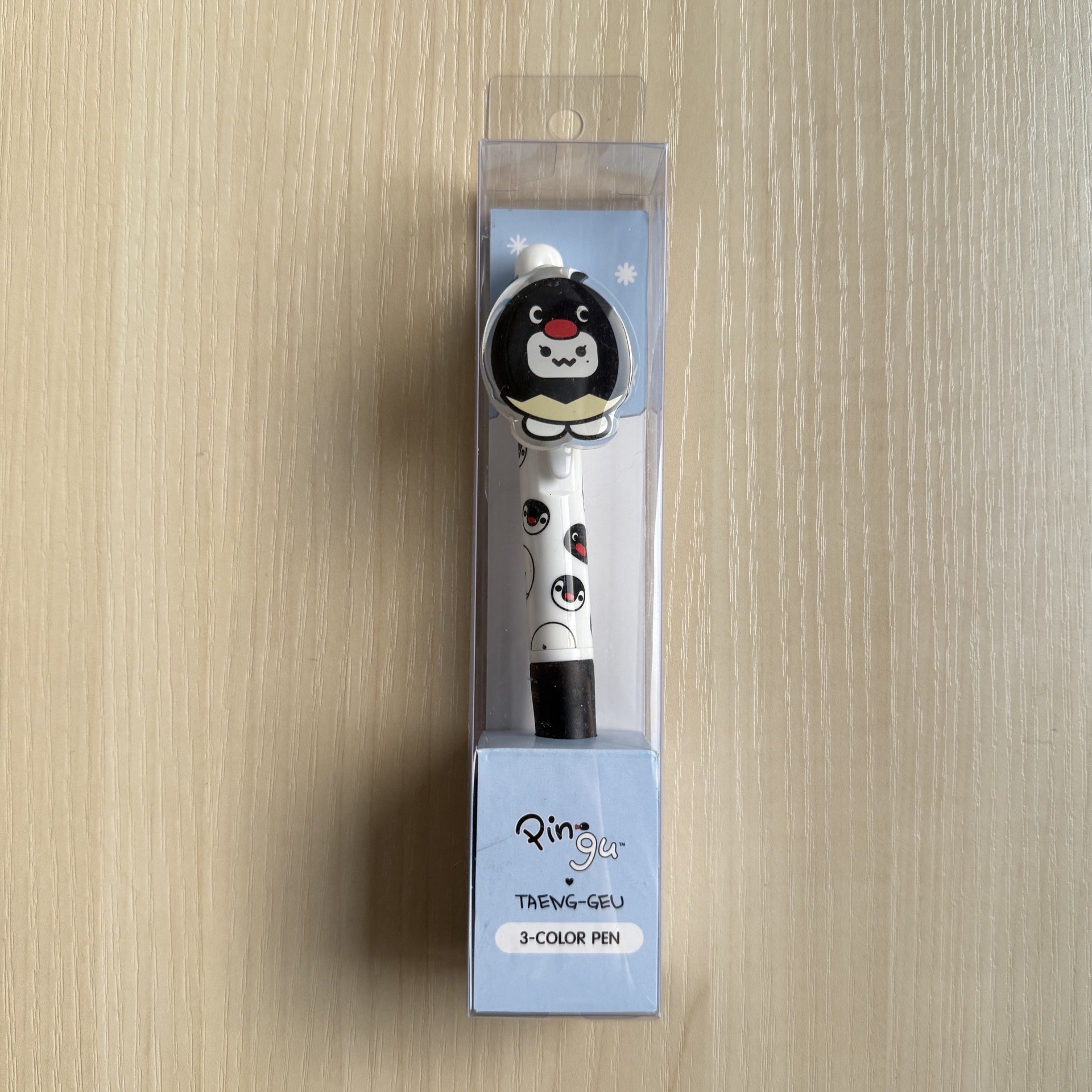 Pingu x 太蛋聯名三色原子筆