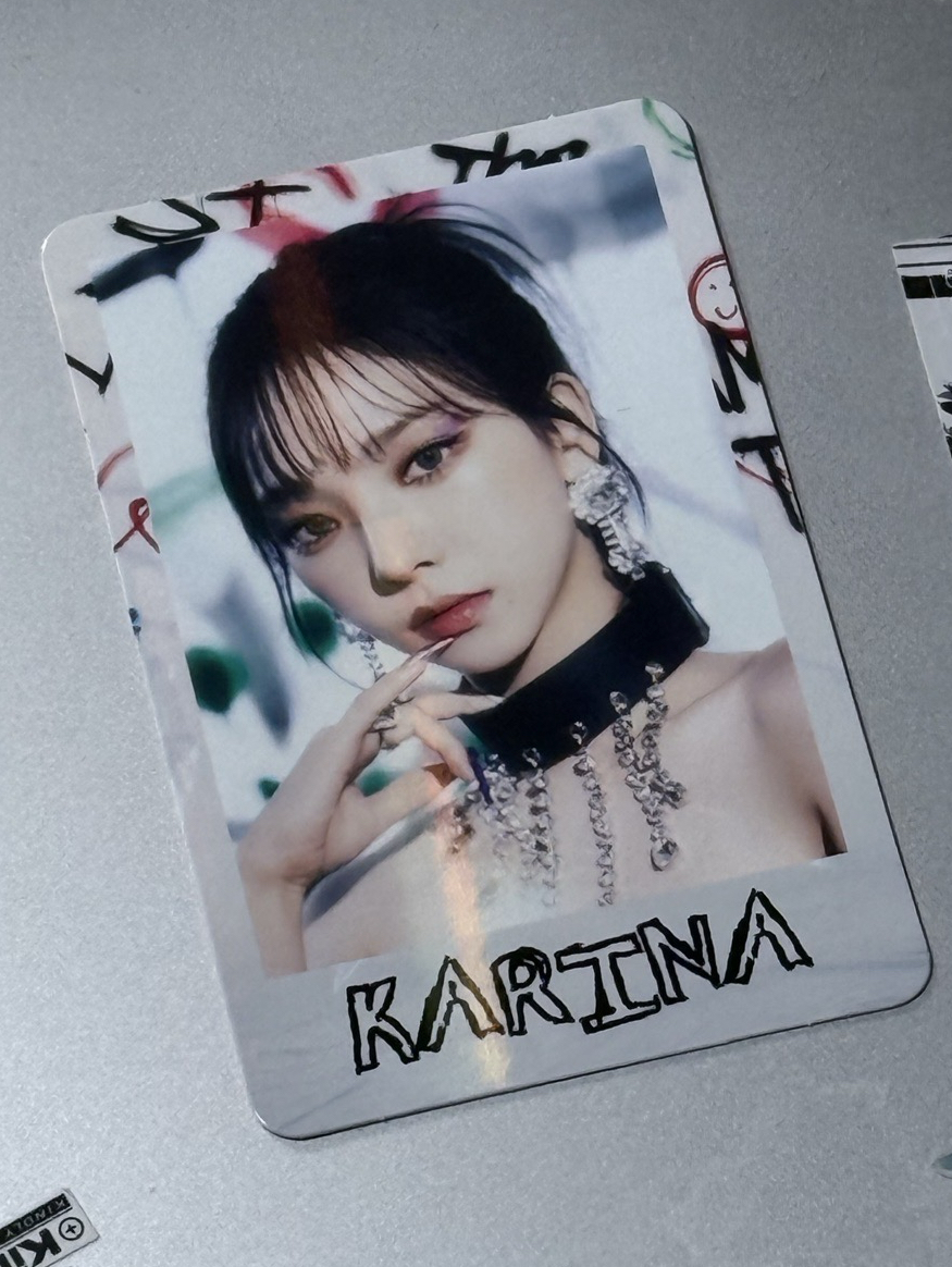 Stamp On It 隨機卡 白版柚 Karina