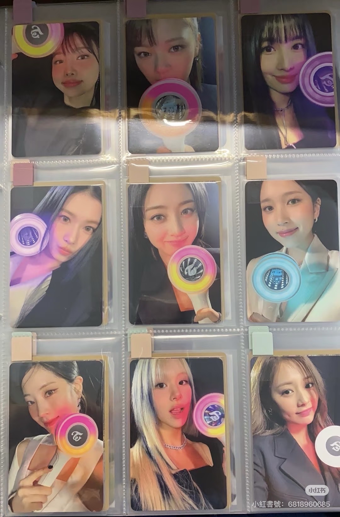 官方手燈 wm 特典卡 （一套）