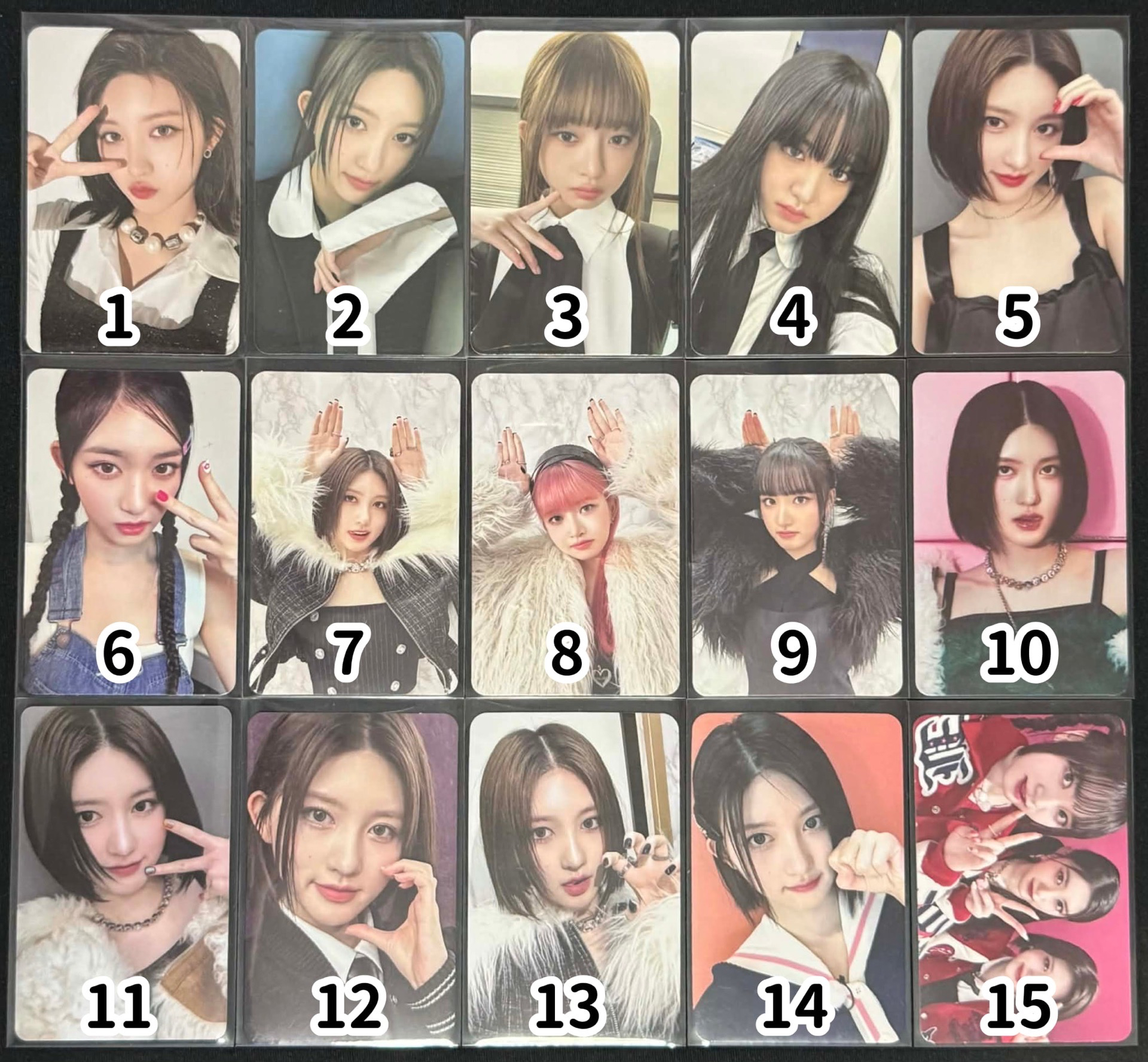 I've IVE 專輯卡、特典卡、幸運卡、簽售卡、直播卡