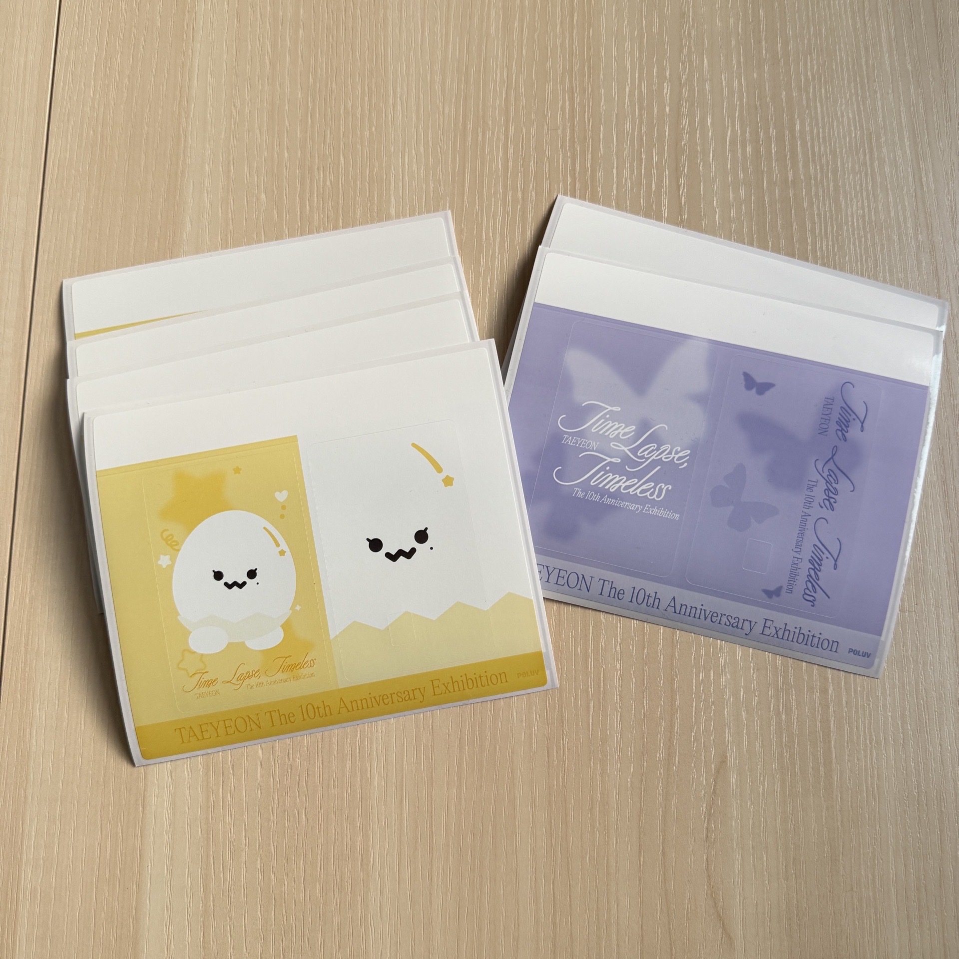 太妍十週年展覽限定卡貼