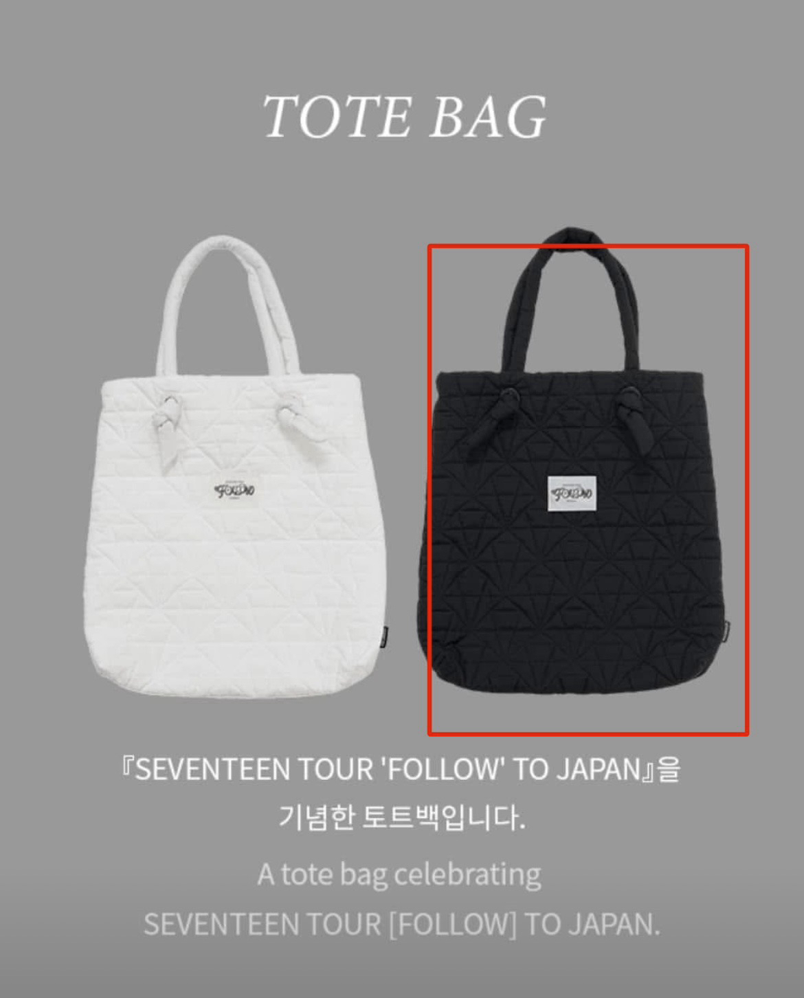 FOLLOW 日巡托特包 黑色 全新無包裝袋 綁小卡