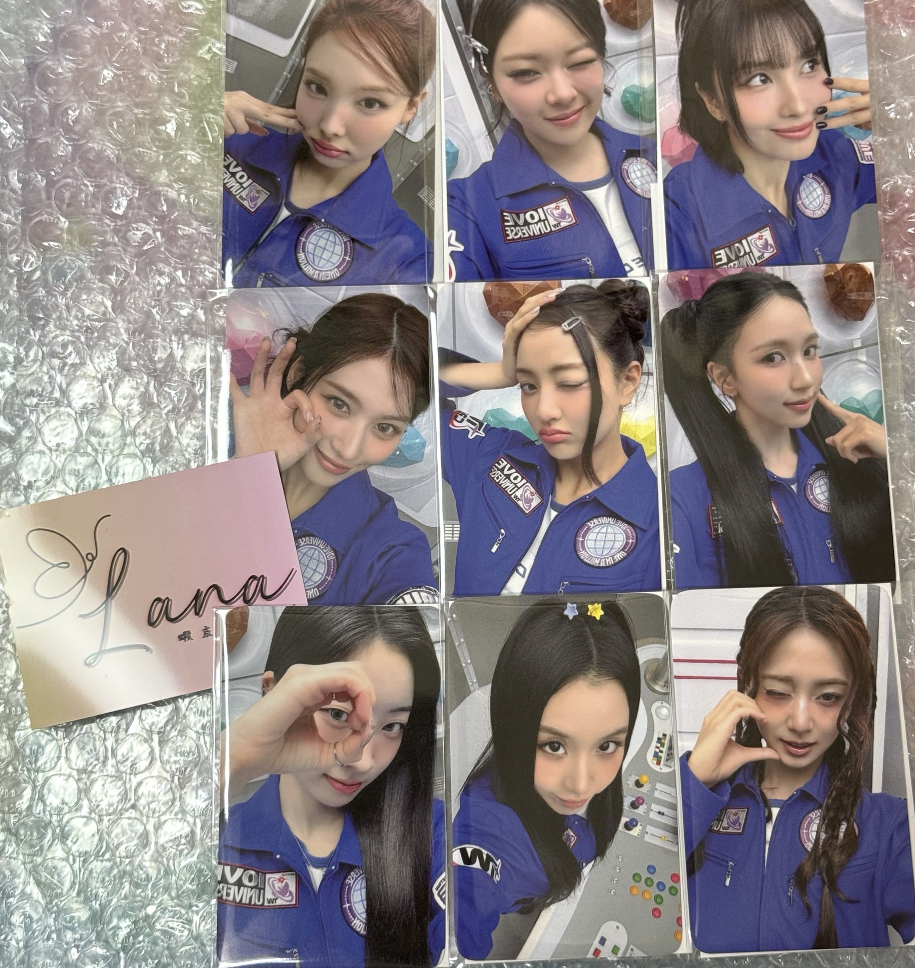 十週年FM fans 線上 滿額卡一套9人 Real Touch卡