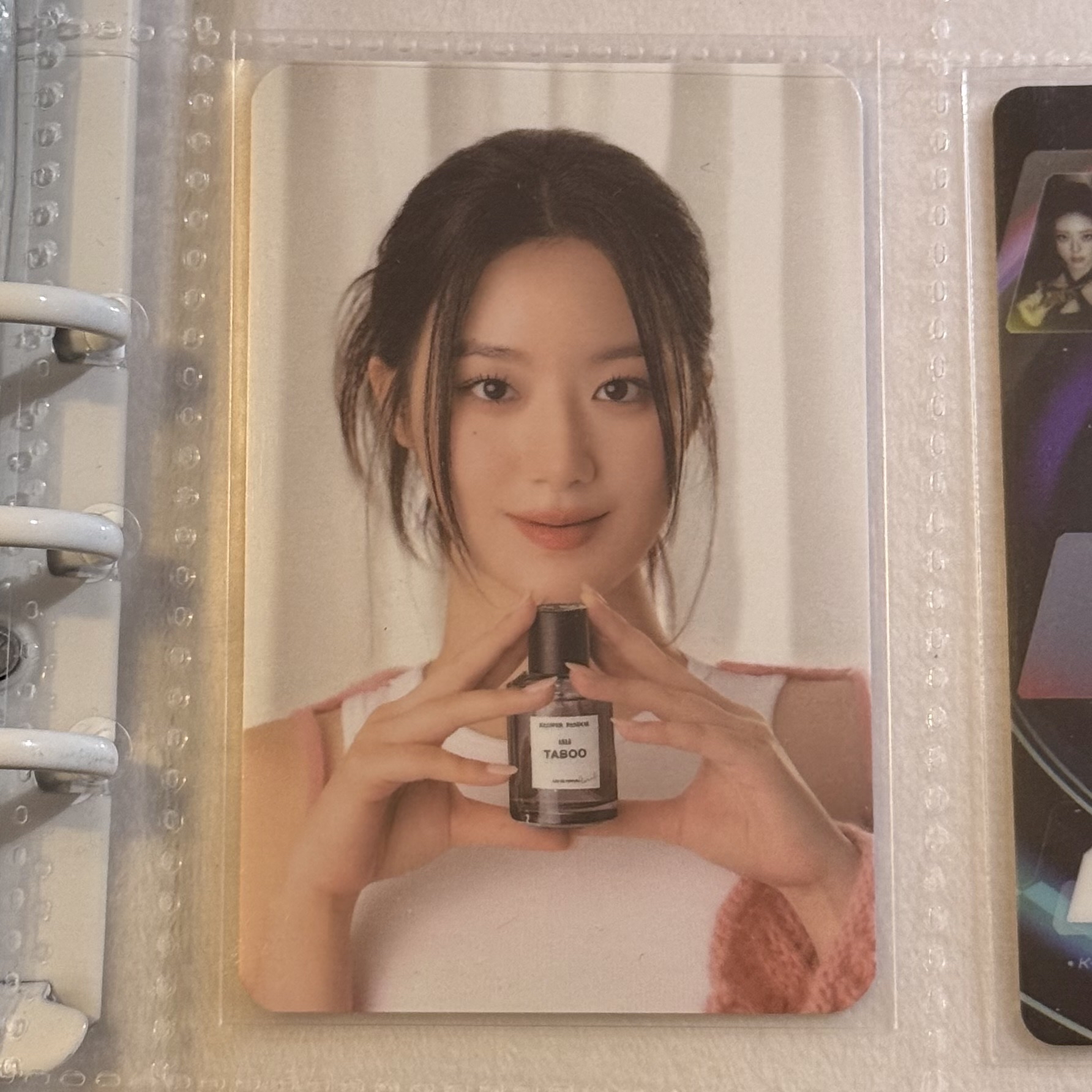 葉舒華代言香水卡